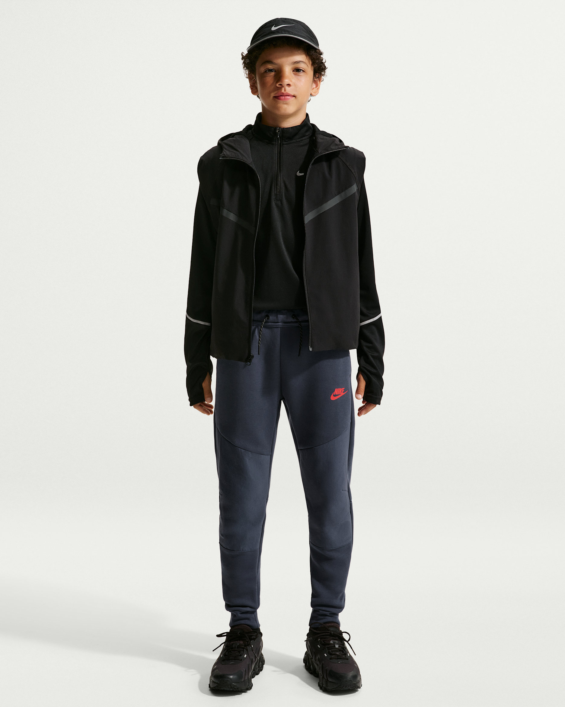Nike Sportswear Tech Fleece Older Kids' Jogger - Thunder Blue/Thunder Blue