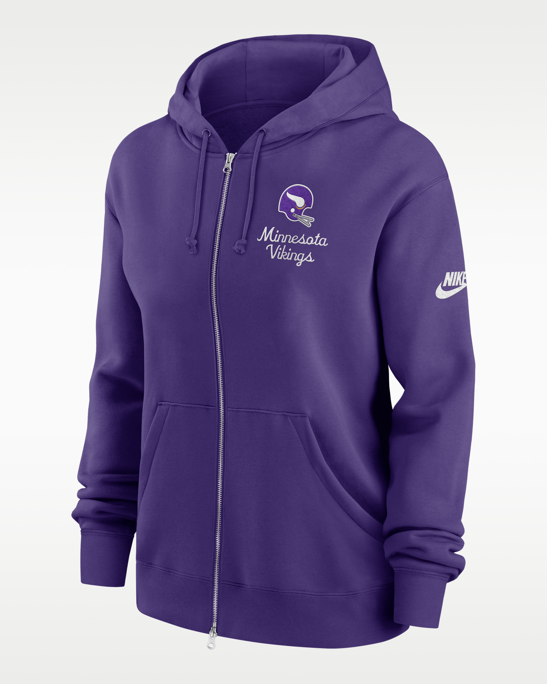 Minnesota Vikings Phoenix Rewind Women's Nike NFL Full-Zip Hoodie - Purple