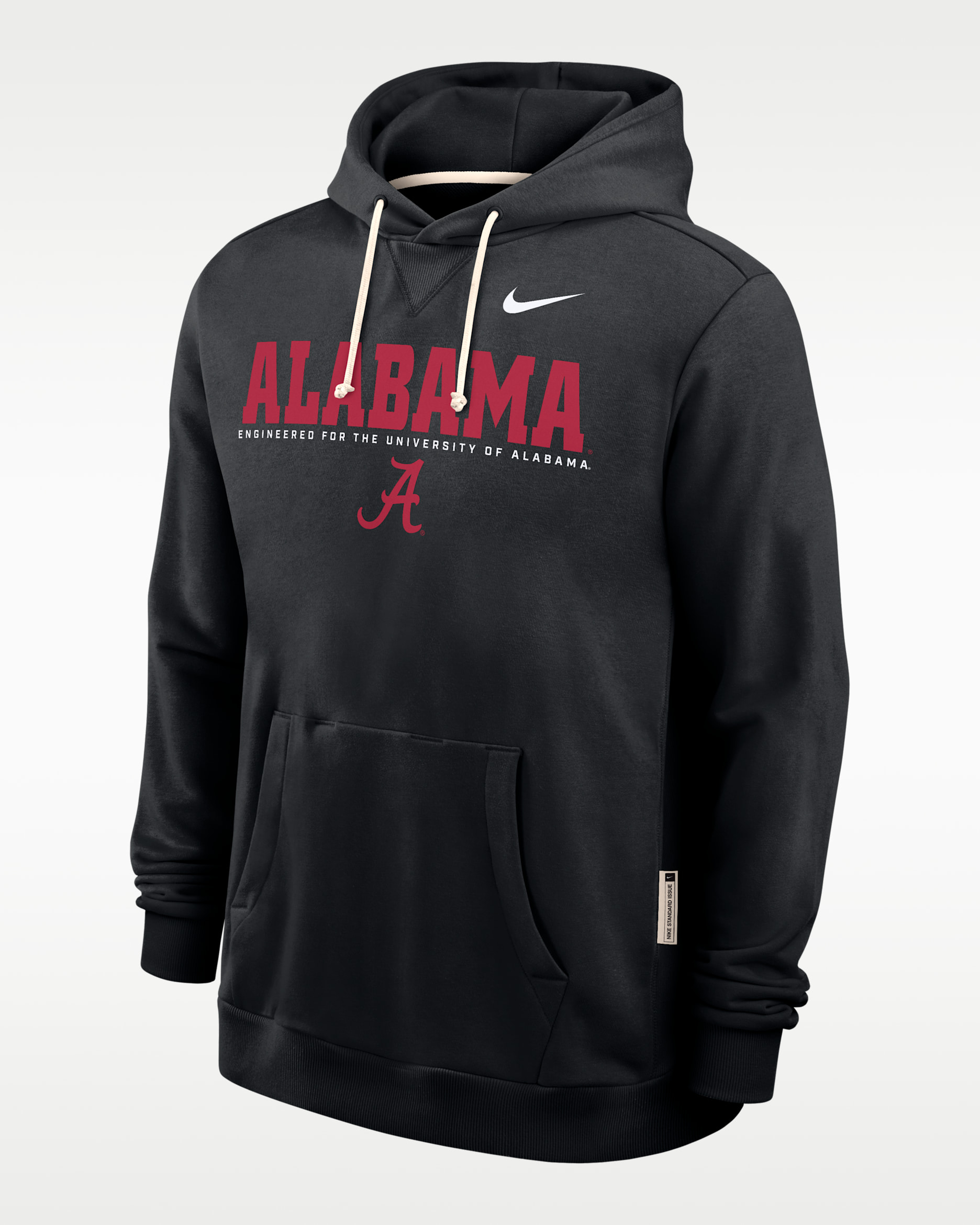 Alabama Sideline Men's Nike Dri-FIT College Pullover Hoodie - Black