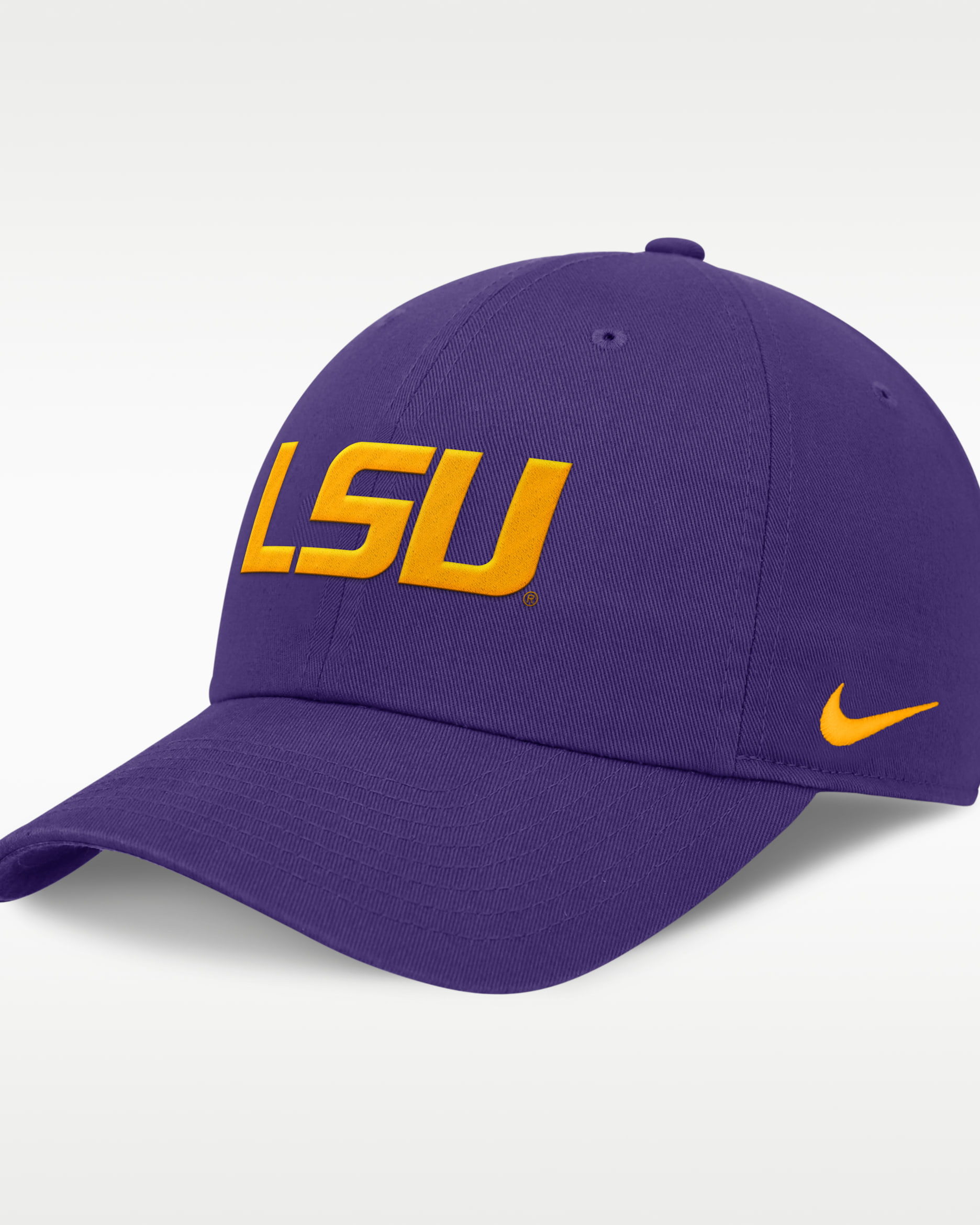LSU Classic Club Men's Nike College Adjustable Hat - Purple