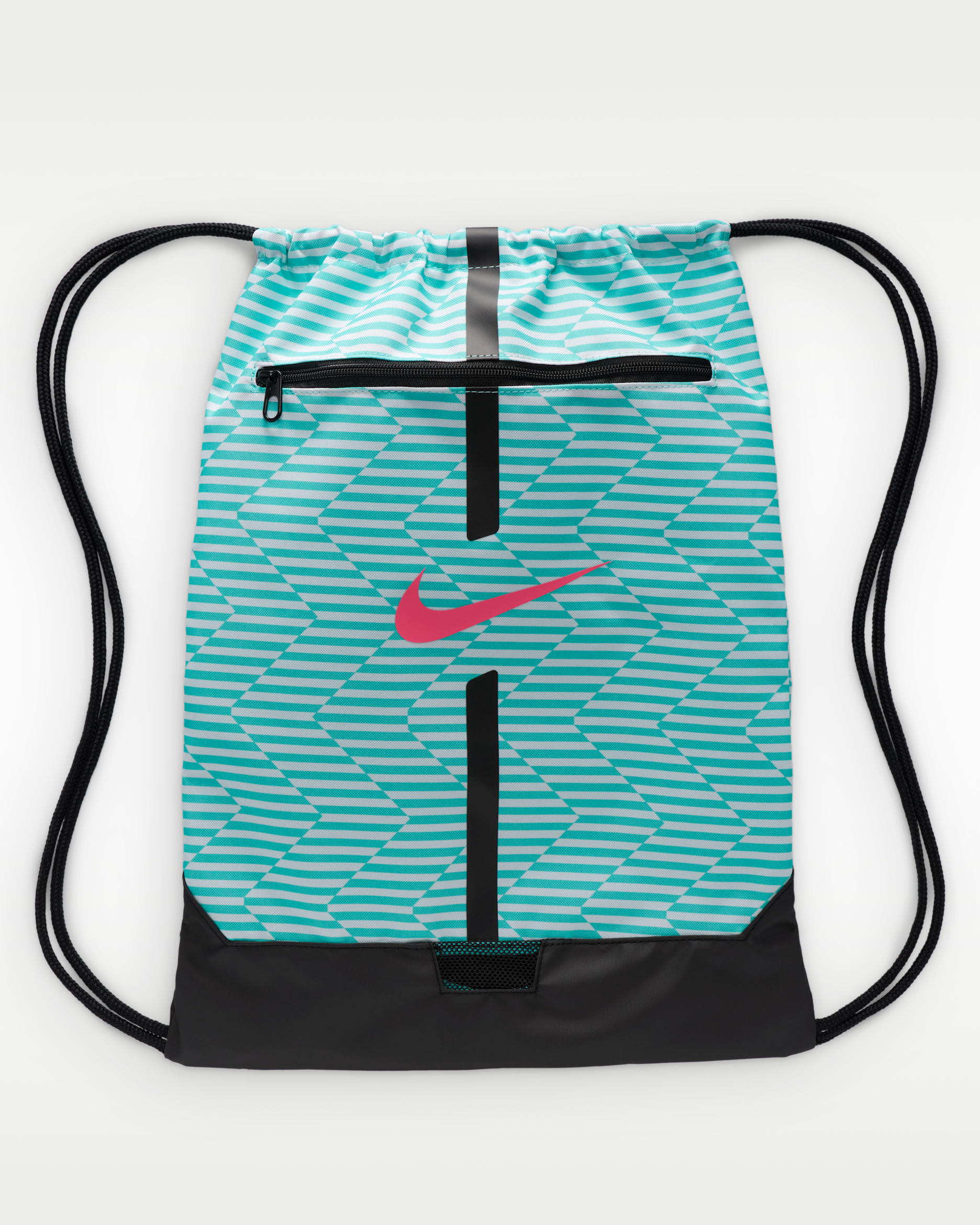 Nike Academy Football Gymsack (18L) - Aurora Green/Black/Pink Blast