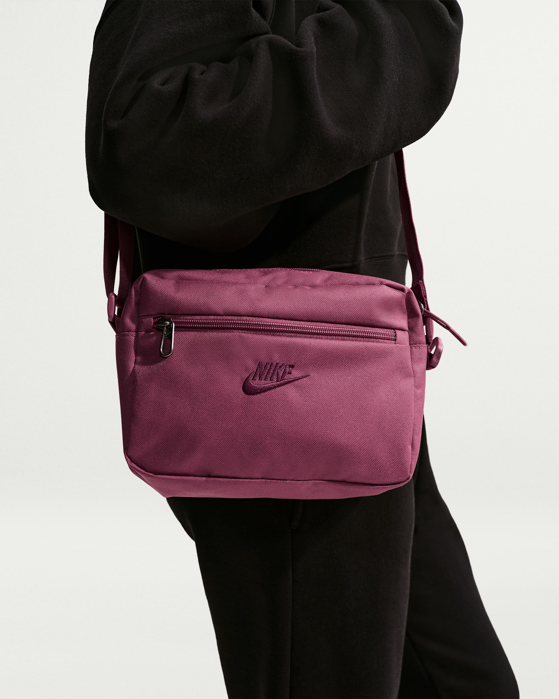 Bolsa bandolera Nike Heritage 2.0 (4 l) - Rosa humo/Rosa humo/Dátil místico