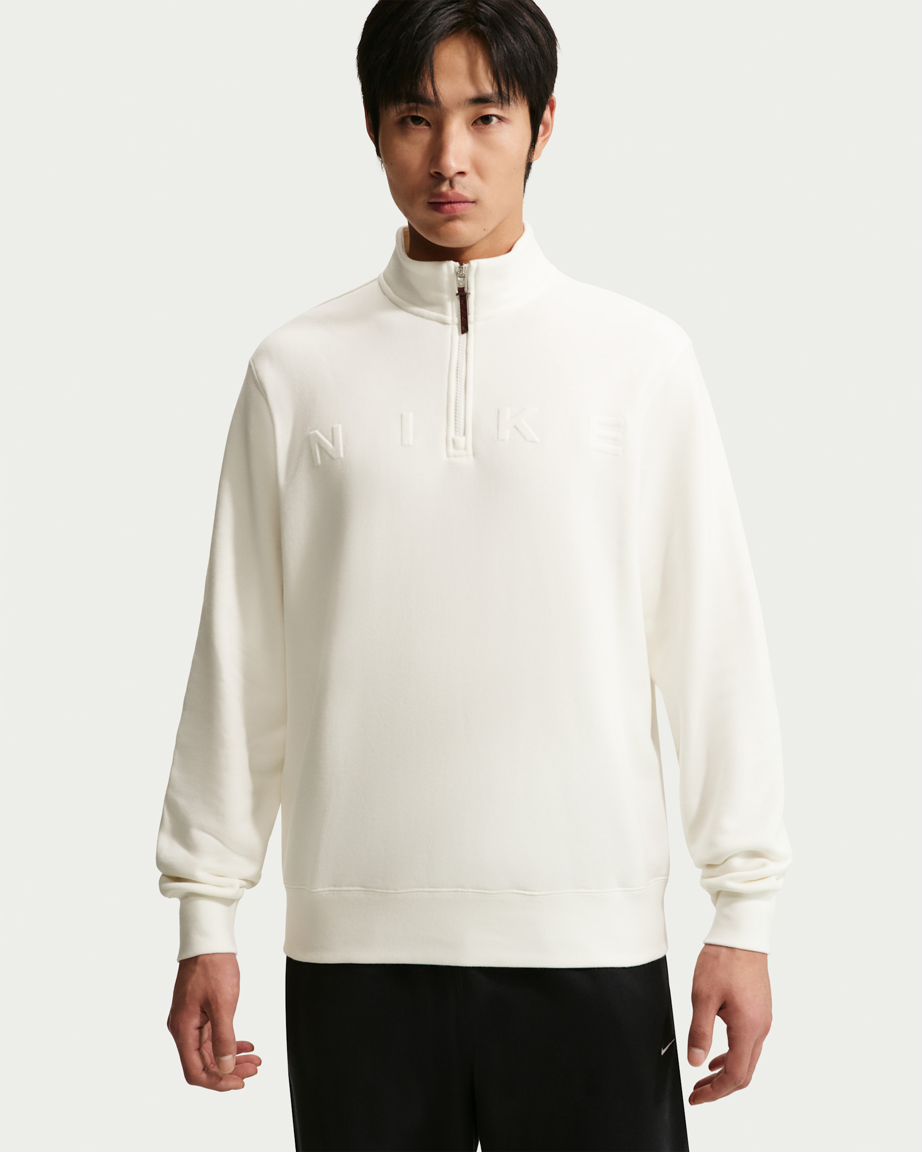 나이키 스포츠웨어 클럽 남성 플리스 하프집 탑 - 세일