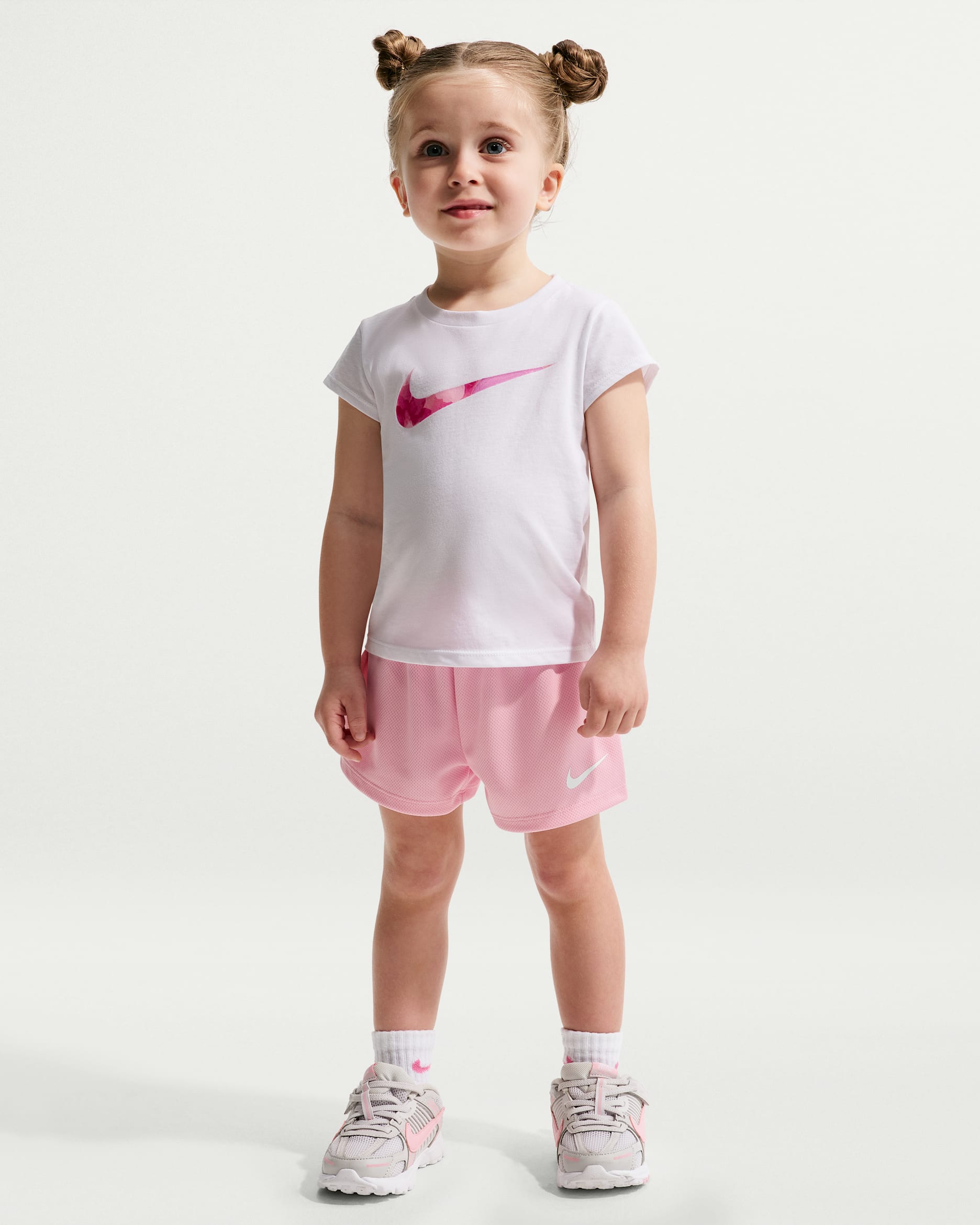 Nike Move With Nature Toddler 2-Piece Mesh Shorts Set - Medium Soft Pink