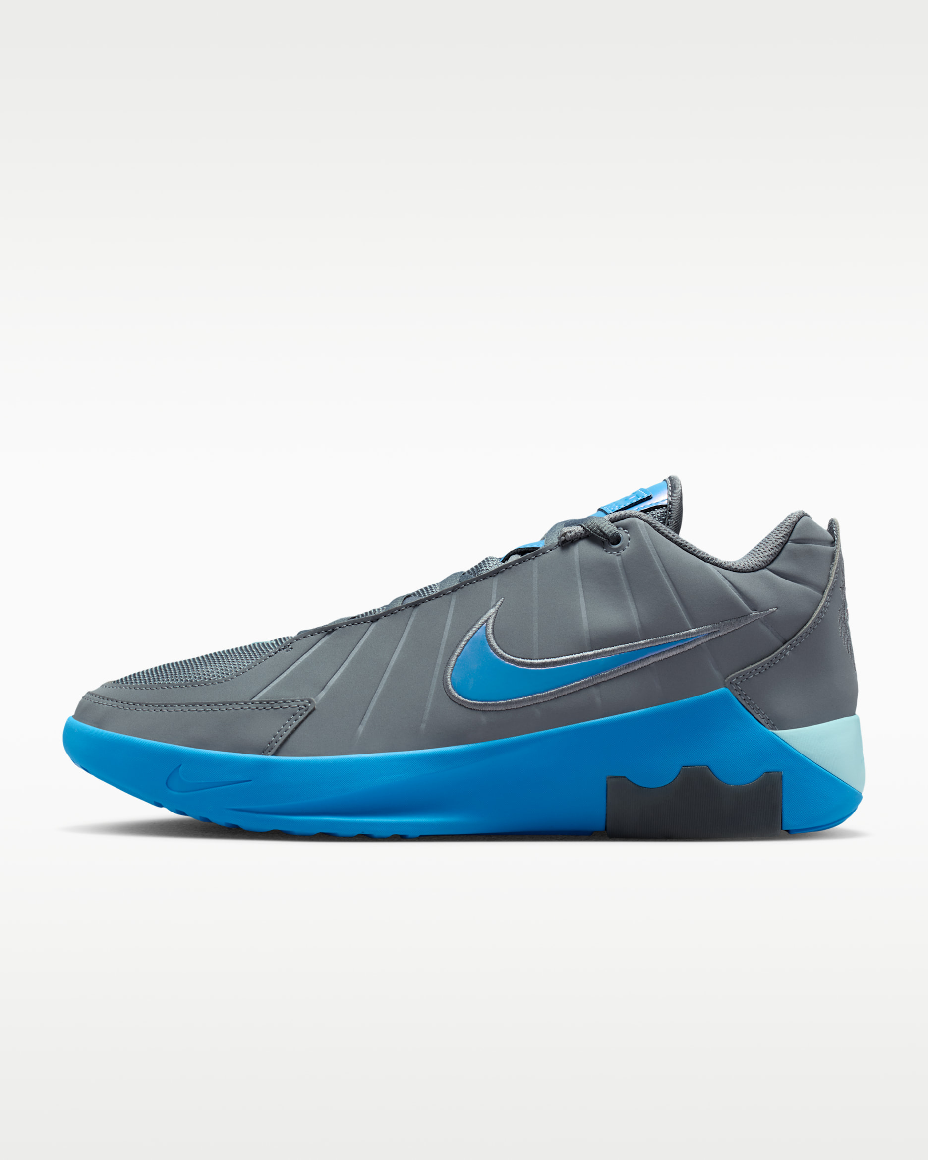 LeBron Witness IX EP Basketball Shoes - Cool Grey/Glacier Ice/Glacier Ice/Aurora Blue