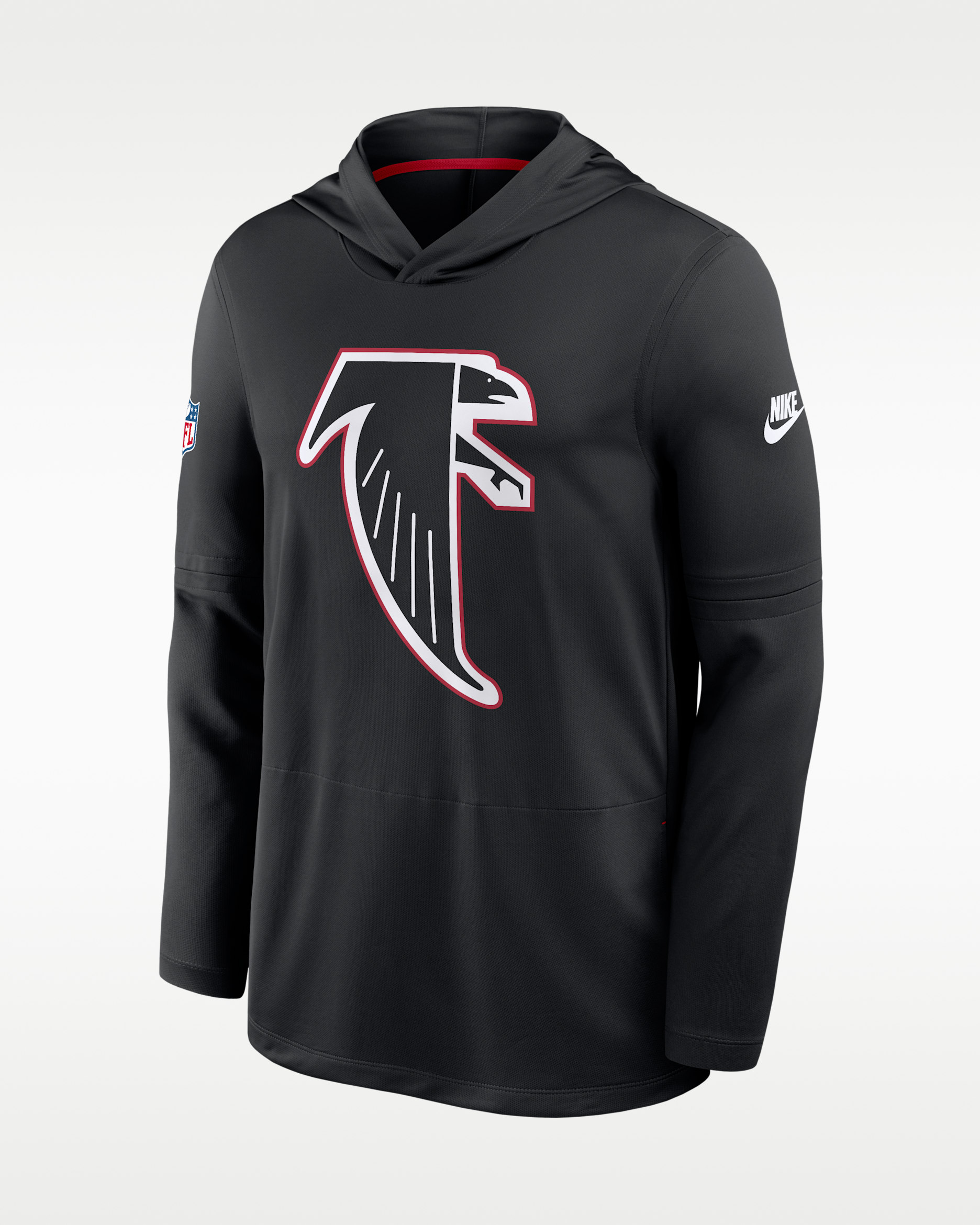 Atlanta Falcons Alt Men's Nike Dri-FIT NFL Long-Sleeve Hooded Top - Black