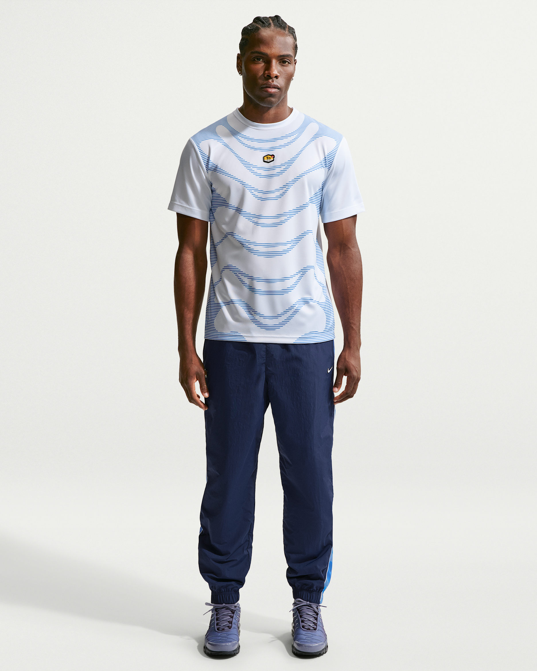 Nike Sportswear Tuned Air Men's Woven Trousers - Midnight Navy/Blue Crystal