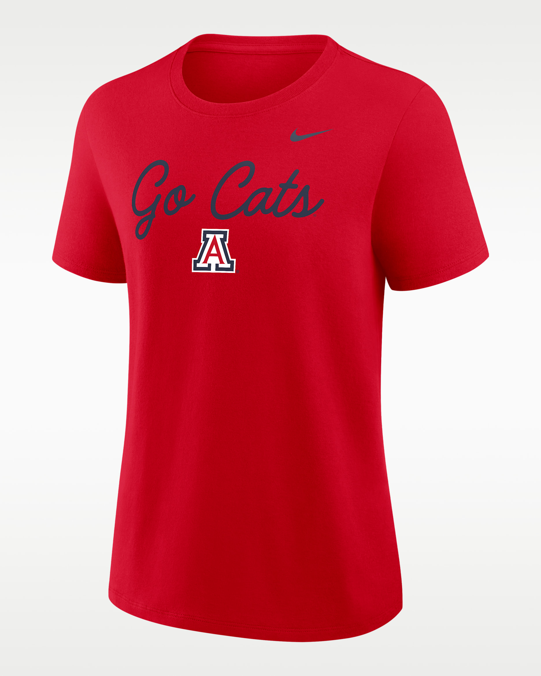 Arizona Script Mantra Logo Women's Nike College T-Shirt - Red