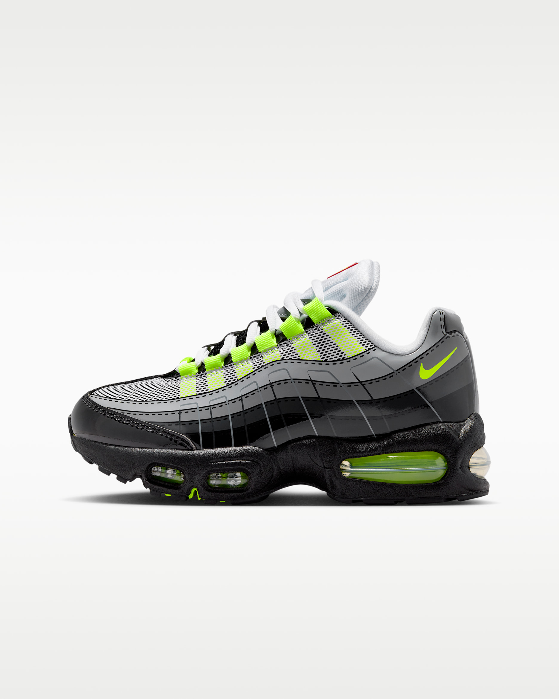 Nike Air Max 95 x LEGO® Collection Older Kids' Shoes - Black/Dark Smoke Grey/Smoke Grey/Metallic Silver