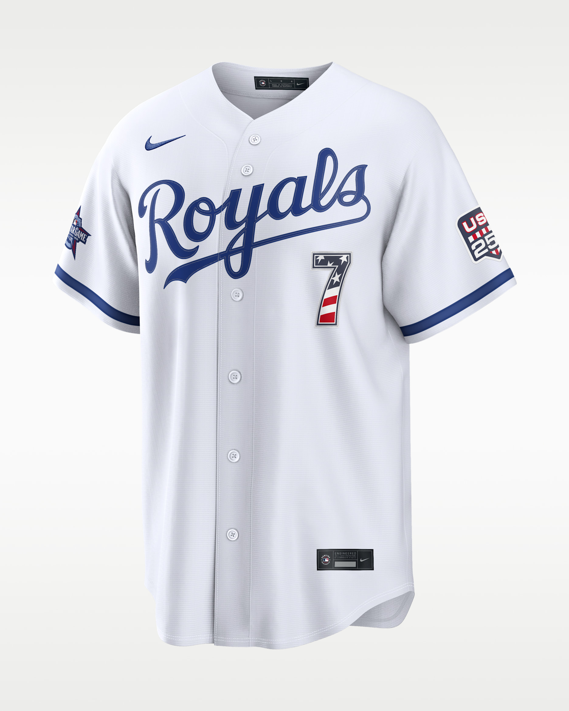 Bobby Witt Jr. Kansas City Royals 2026 All-Star Game Men's Nike MLB Stadium Jersey - White