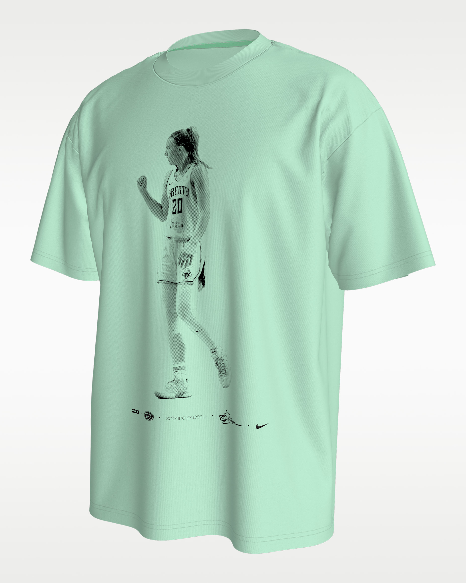 Sabrina Nike Dri-FIT Basketball T-Shirt - Mint Foam