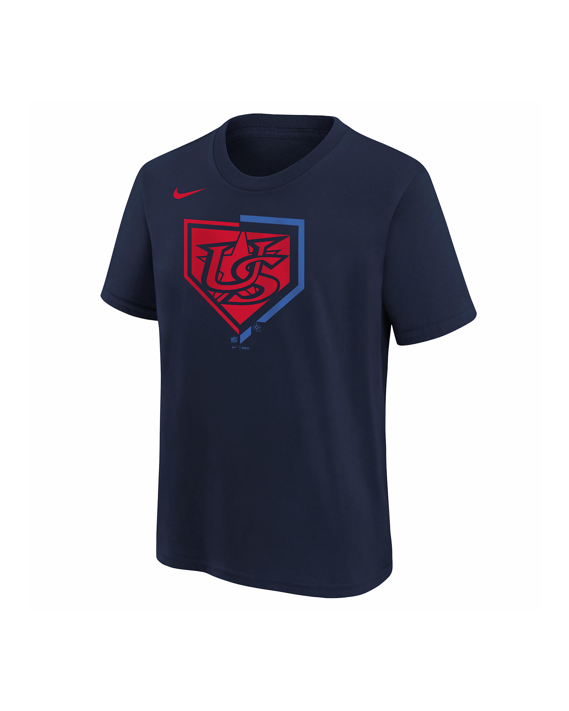 USA Baseball 2026 World Baseball Classic Shield Youth Nike T-Shirt - Navy