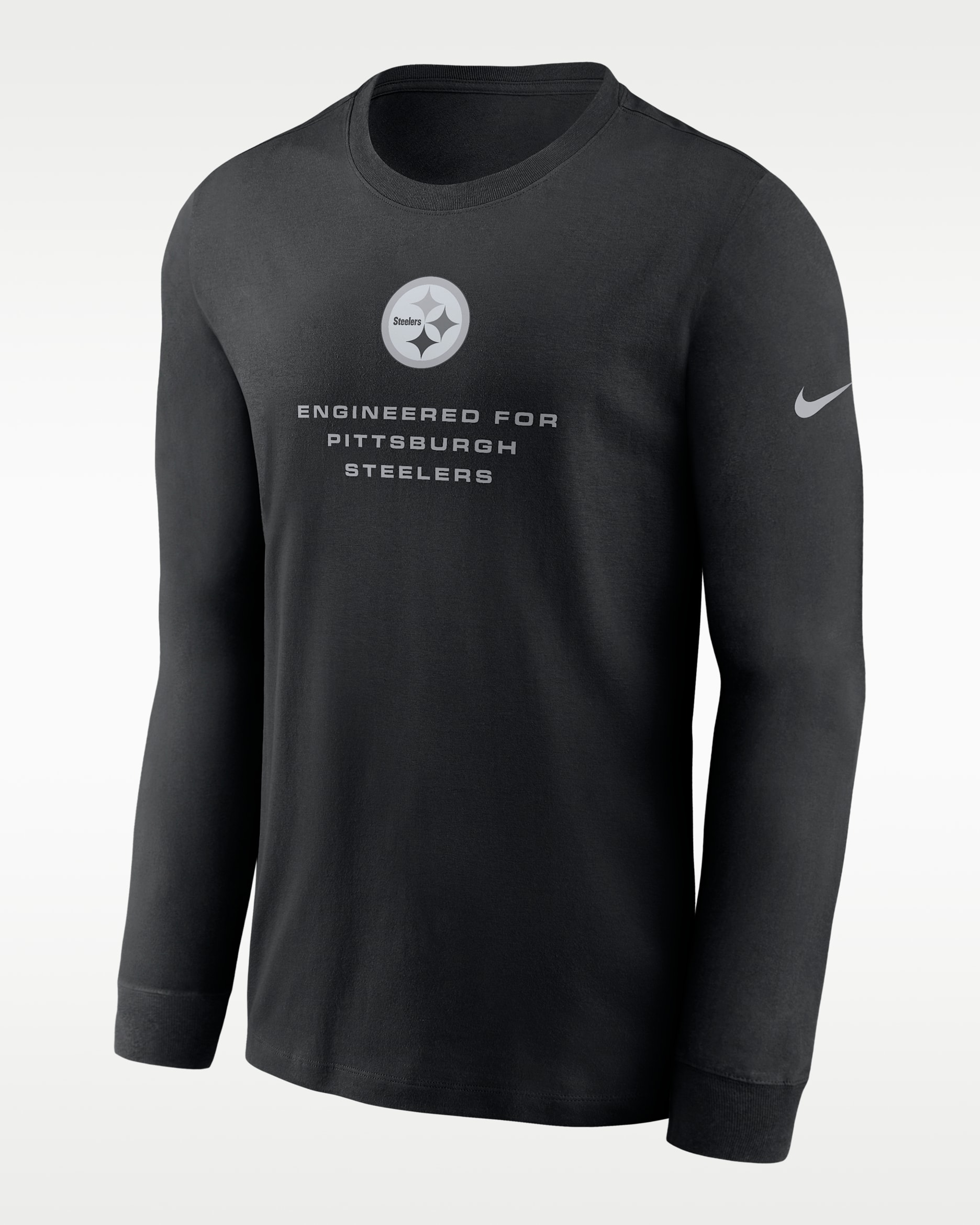 Pittsburgh Steelers Team Issue Men's Nike Dri-FIT NFL Long-Sleeve T-Shirt - Black