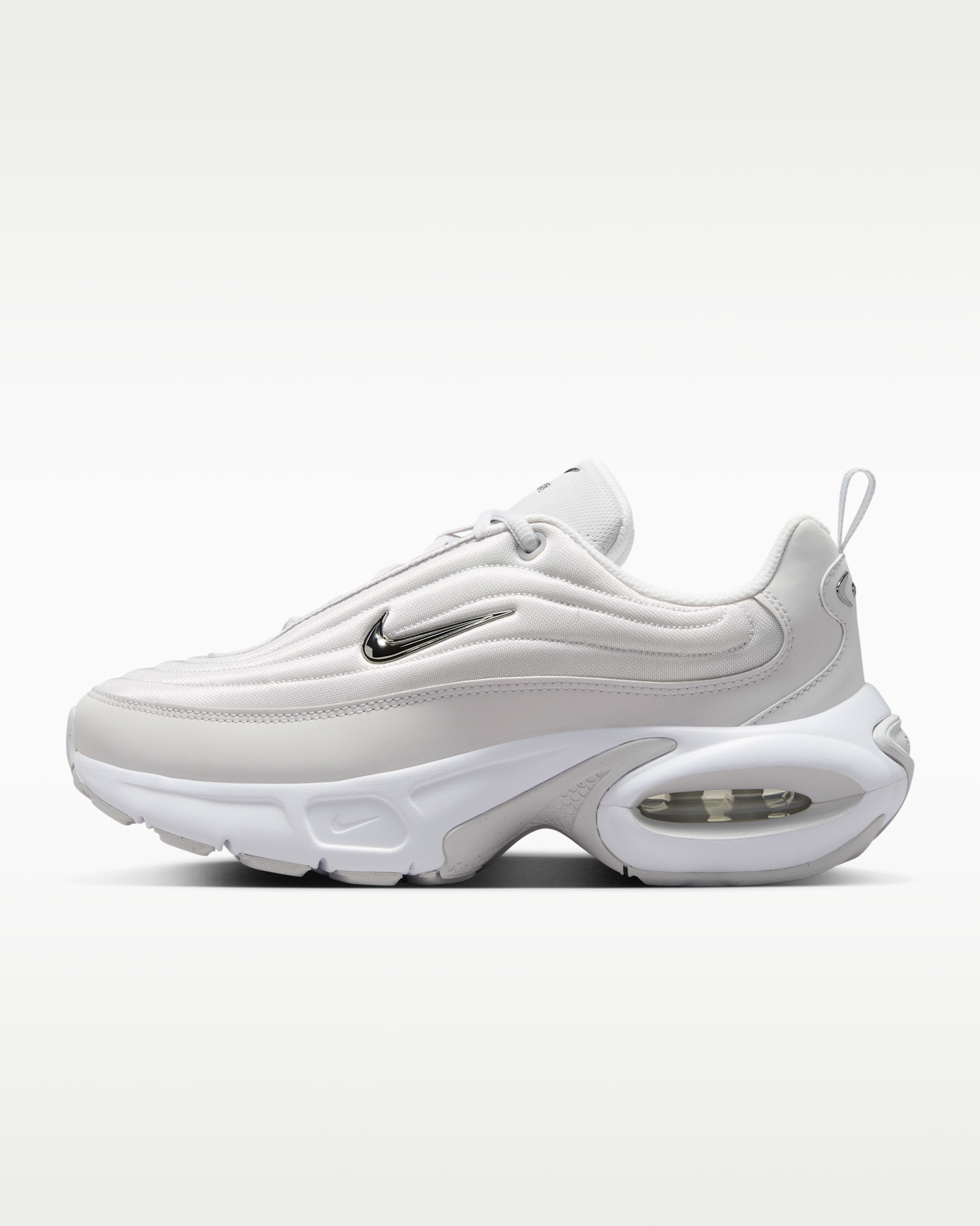 Nike Air Max Portal SE Women's Shoes - White/White/Vast Grey/Metallic Silver