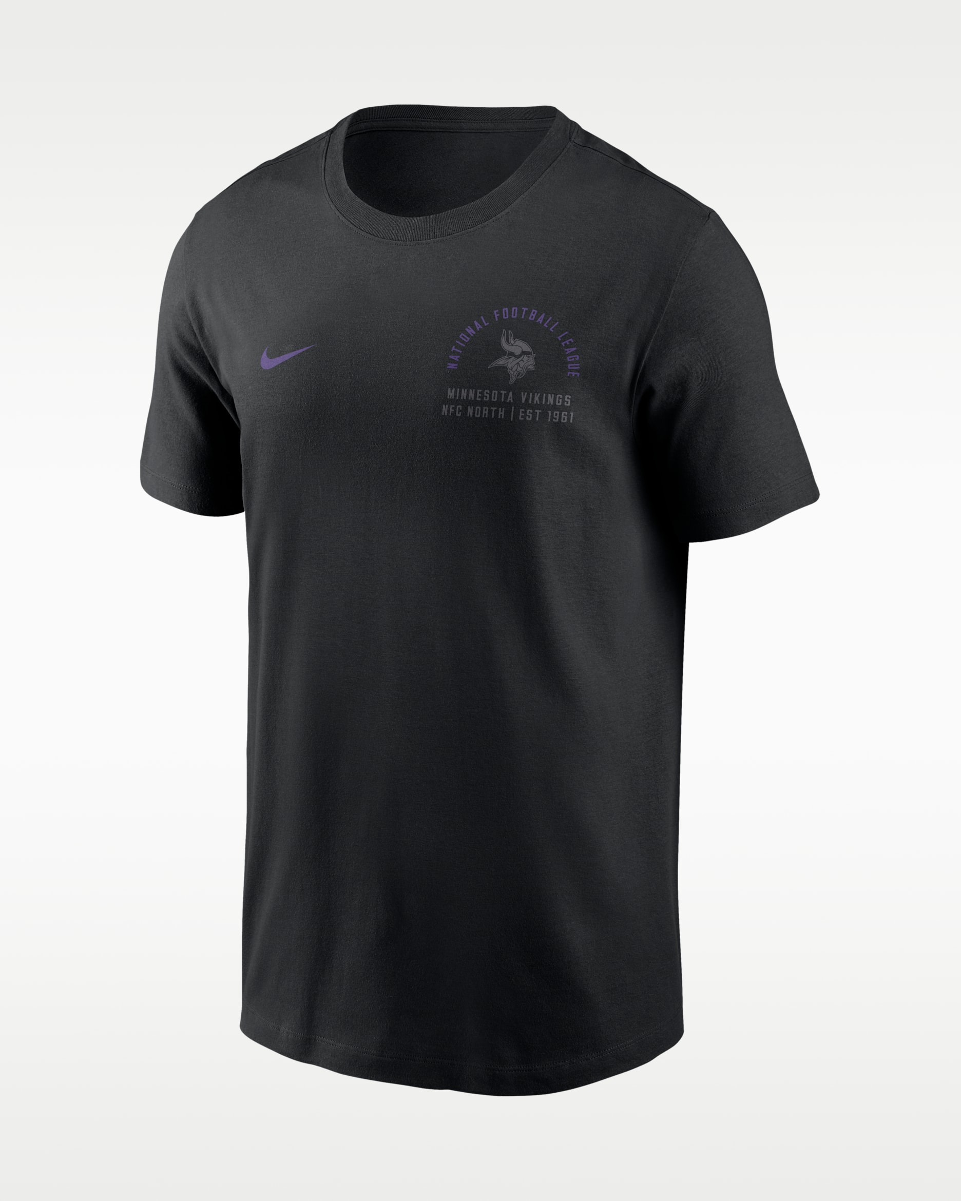 Minnesota Vikings Essential Men's Nike NFL T-Shirt - Black