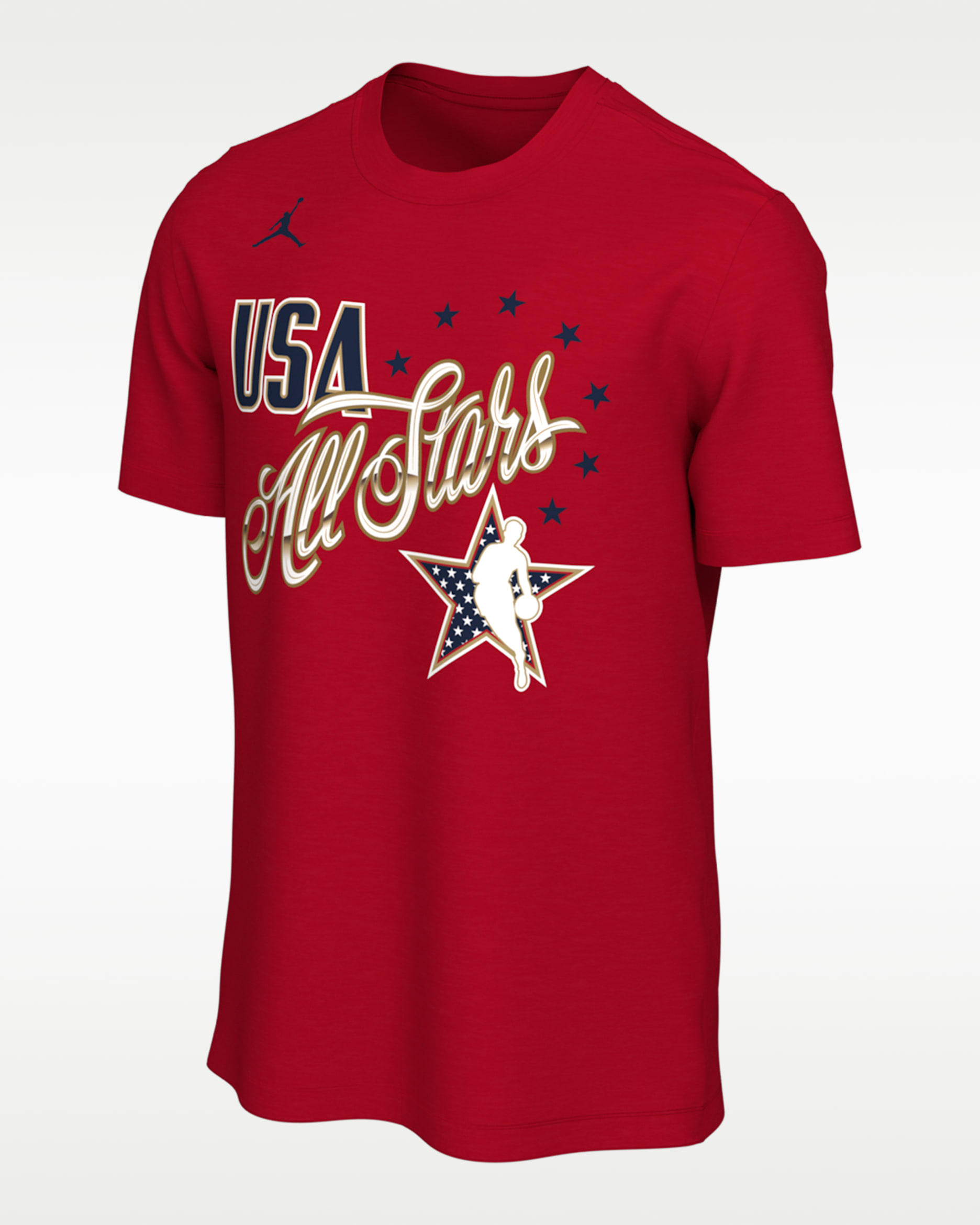 Tyrese Maxey All-Star Game Men's Basketball T-Shirt - University Red