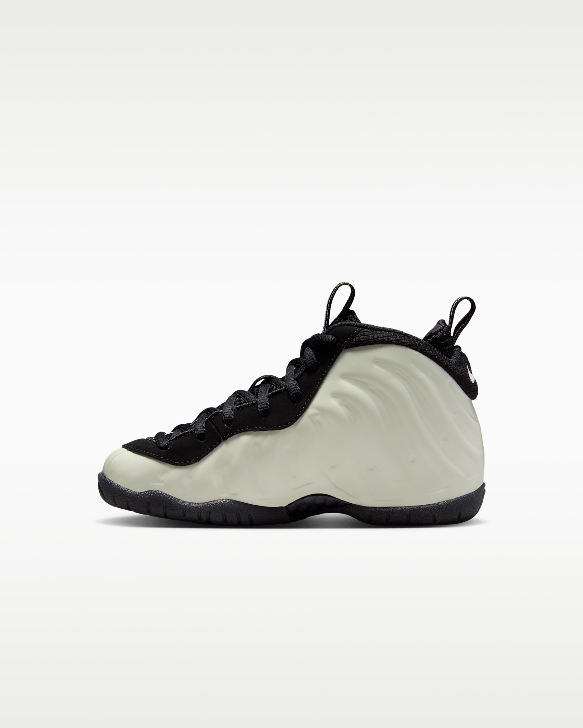 Nike Little Posite Pro Premium Little Kids' Shoes - Summit White/Black