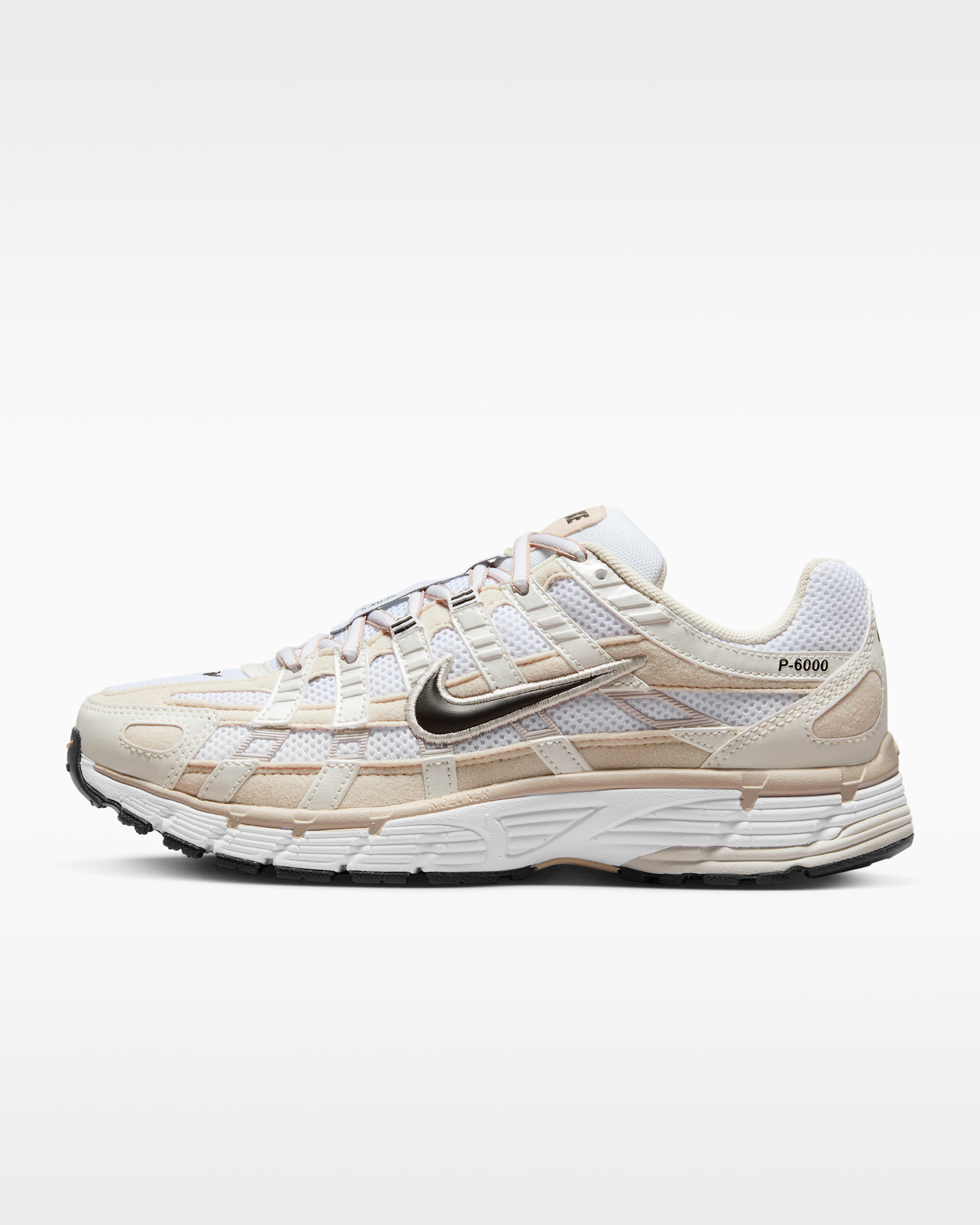 Buty damskie Nike P-6000 - Light Orewood Brown/Biel/Metallic Summit White/Czerń