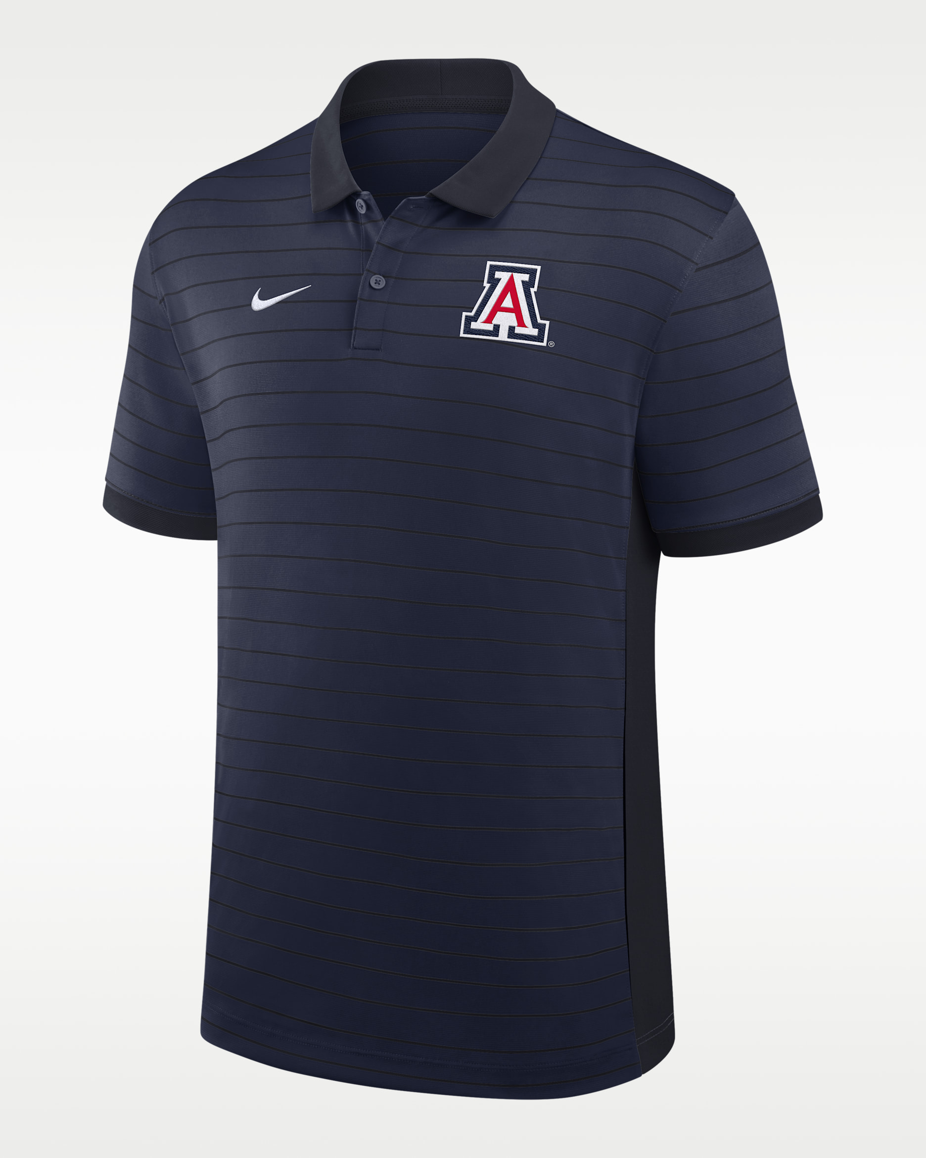 Arizona Sideline Victory Stripe Men's Nike Dri-FIT College Polo - Navy