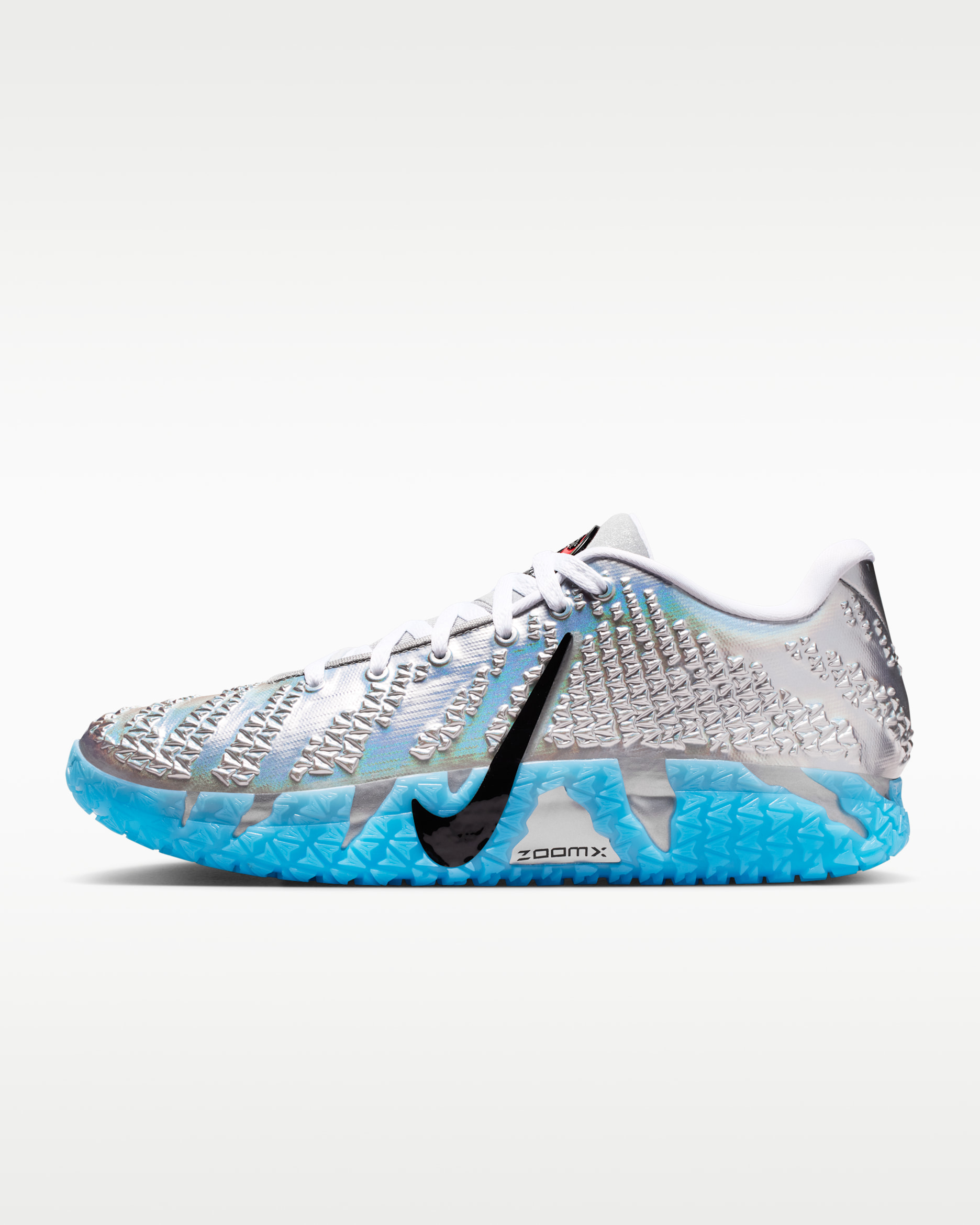 Tenis de básquetbol Ja 3 "Cloud Island" - Plata metalizado/Blanco/Azul báltico/Negro