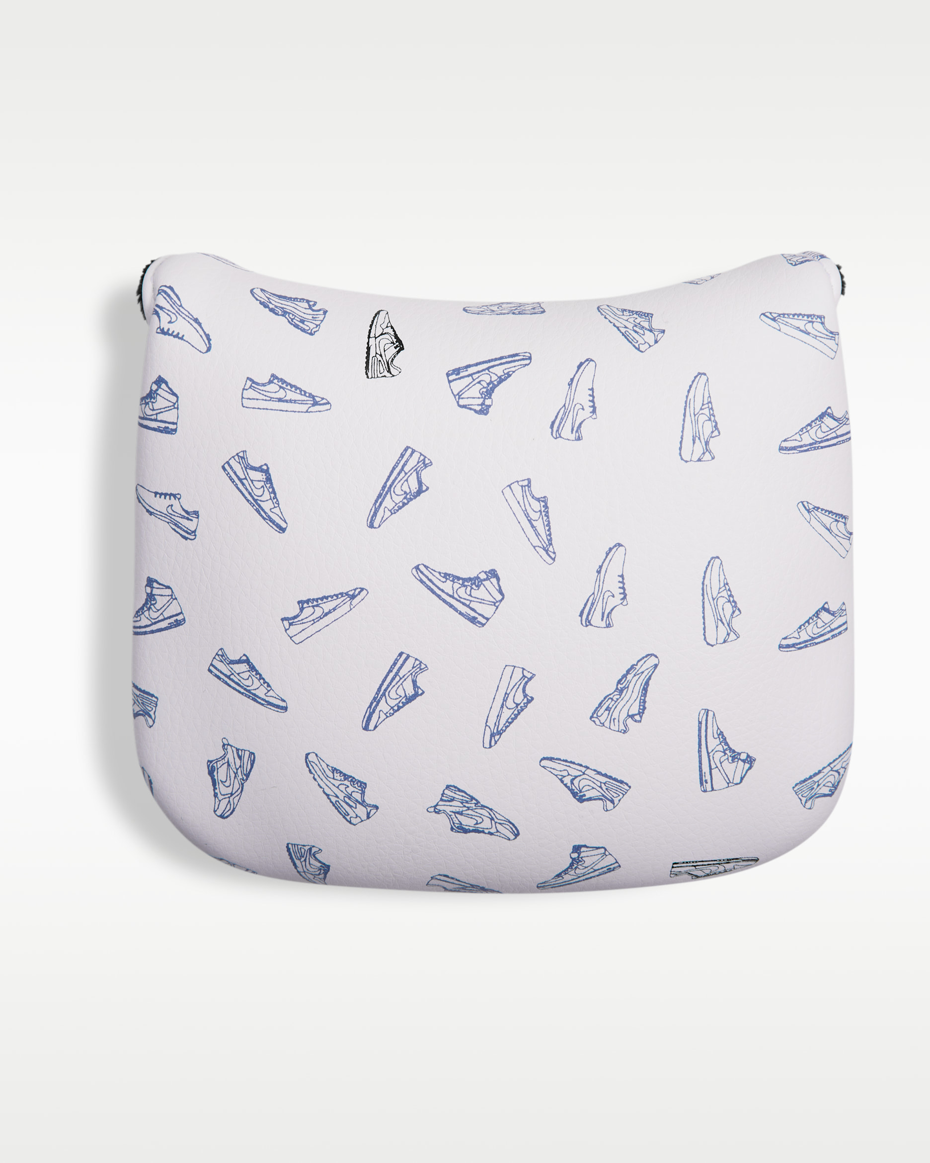 Funda para palo de golf putter tipo mallet Nike Tour - Blanco/Azul de trabajo/Azul marino universitario