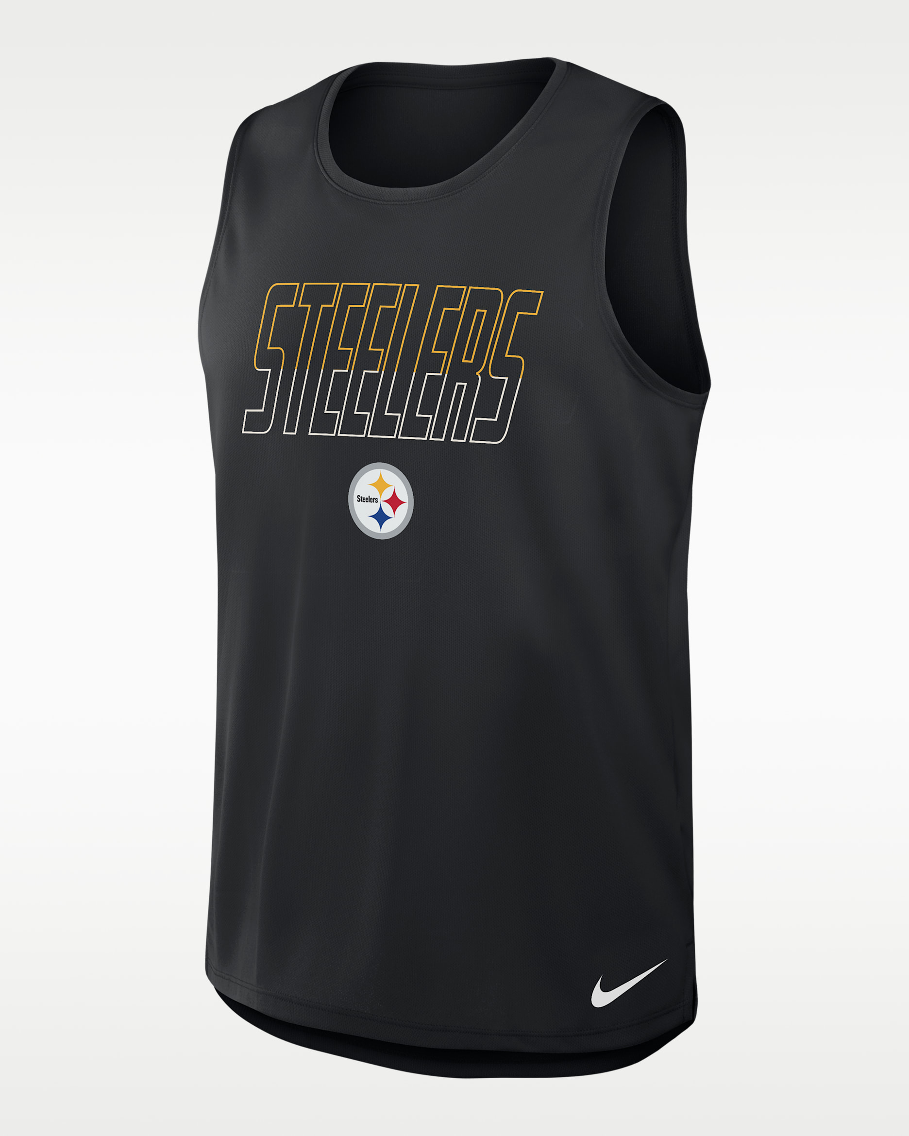 Pittsburgh Steelers Men's Nike Dri-FIT NFL Tank Top - Black