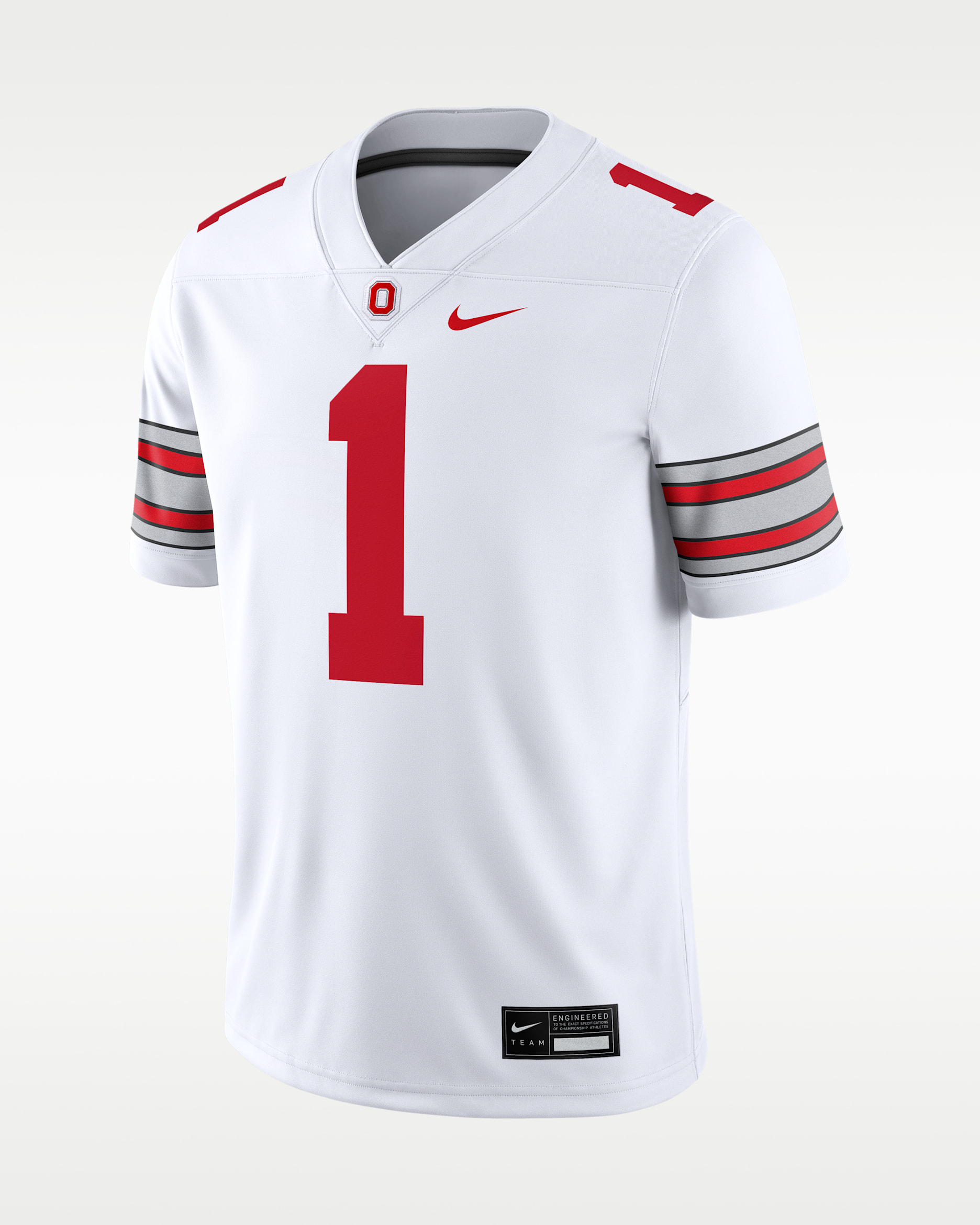 Ohio State Men's Nike Dri-FIT College Game Jersey - White