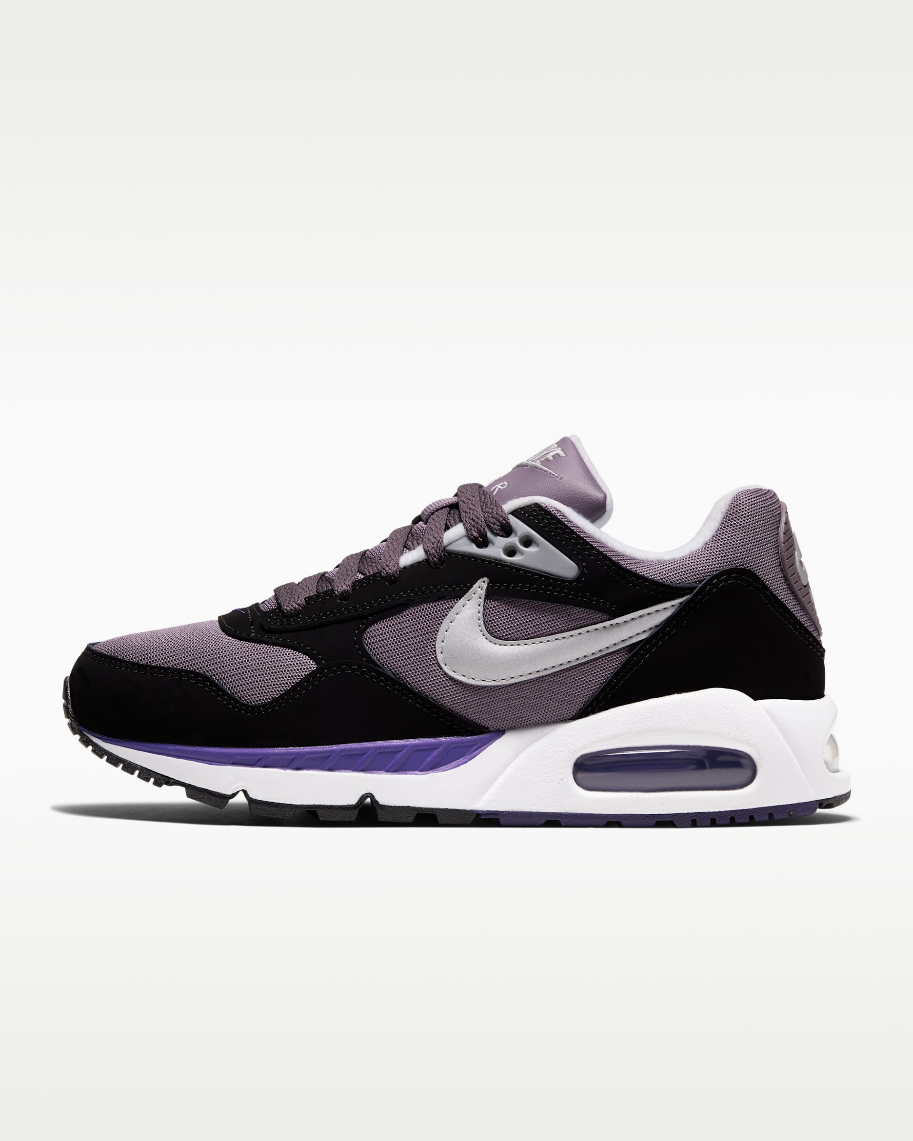 Tenis para mujer Nike Air Max Correlate - Ciruela oscuro/Morado cancha/Negro/Plata metalizado