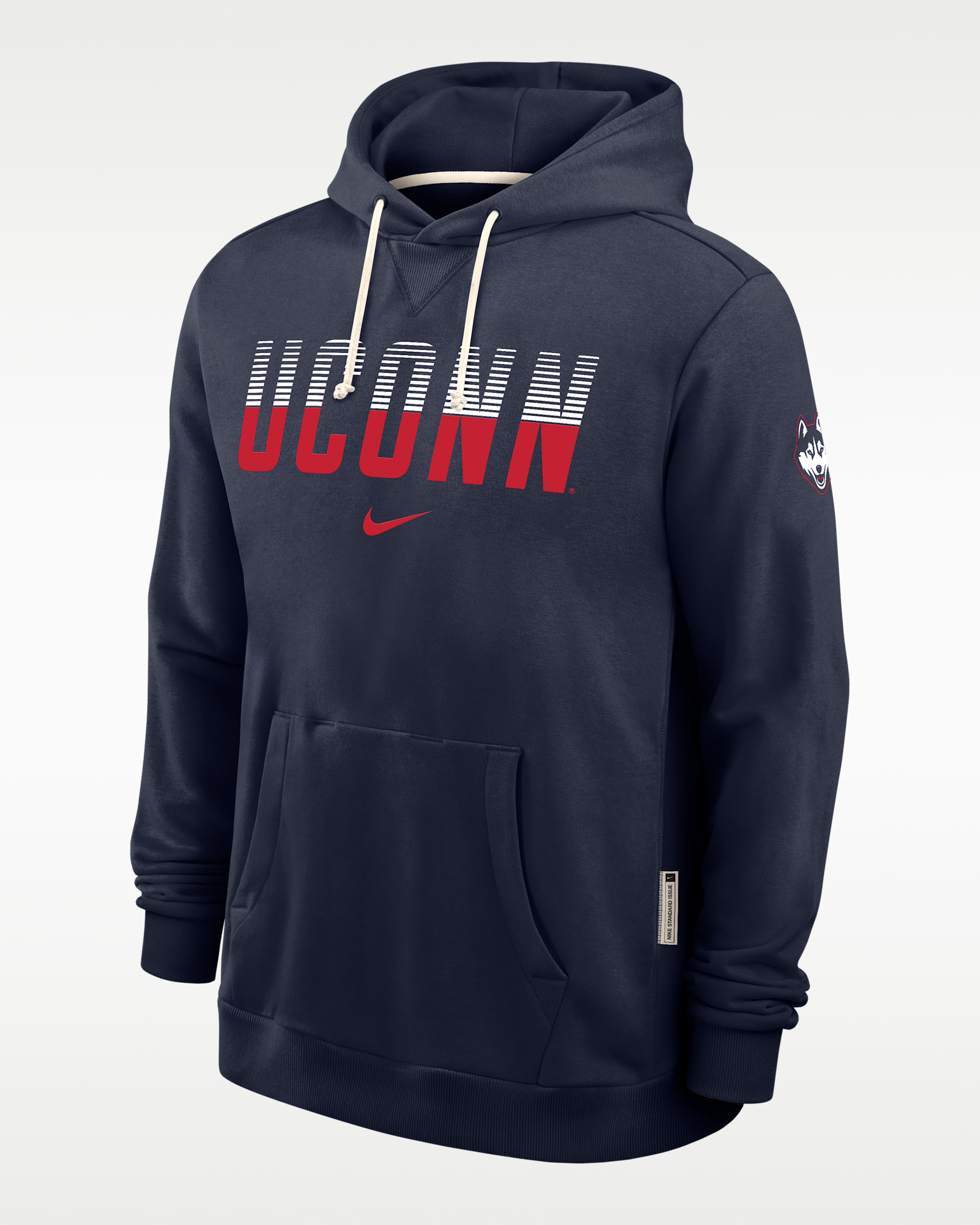 UConn Sideline Men's Nike Dri-FIT Pullover Hoodie - Navy