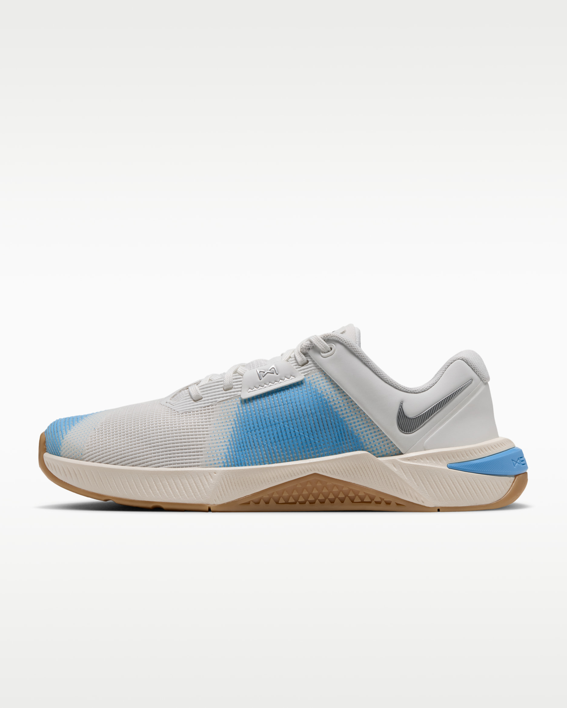 รองเท้าเทรนนิ่งผู้หญิง Nike Metcon 10 - Summit White/Baltic Blue/Pale Ivory/Metallic Silver