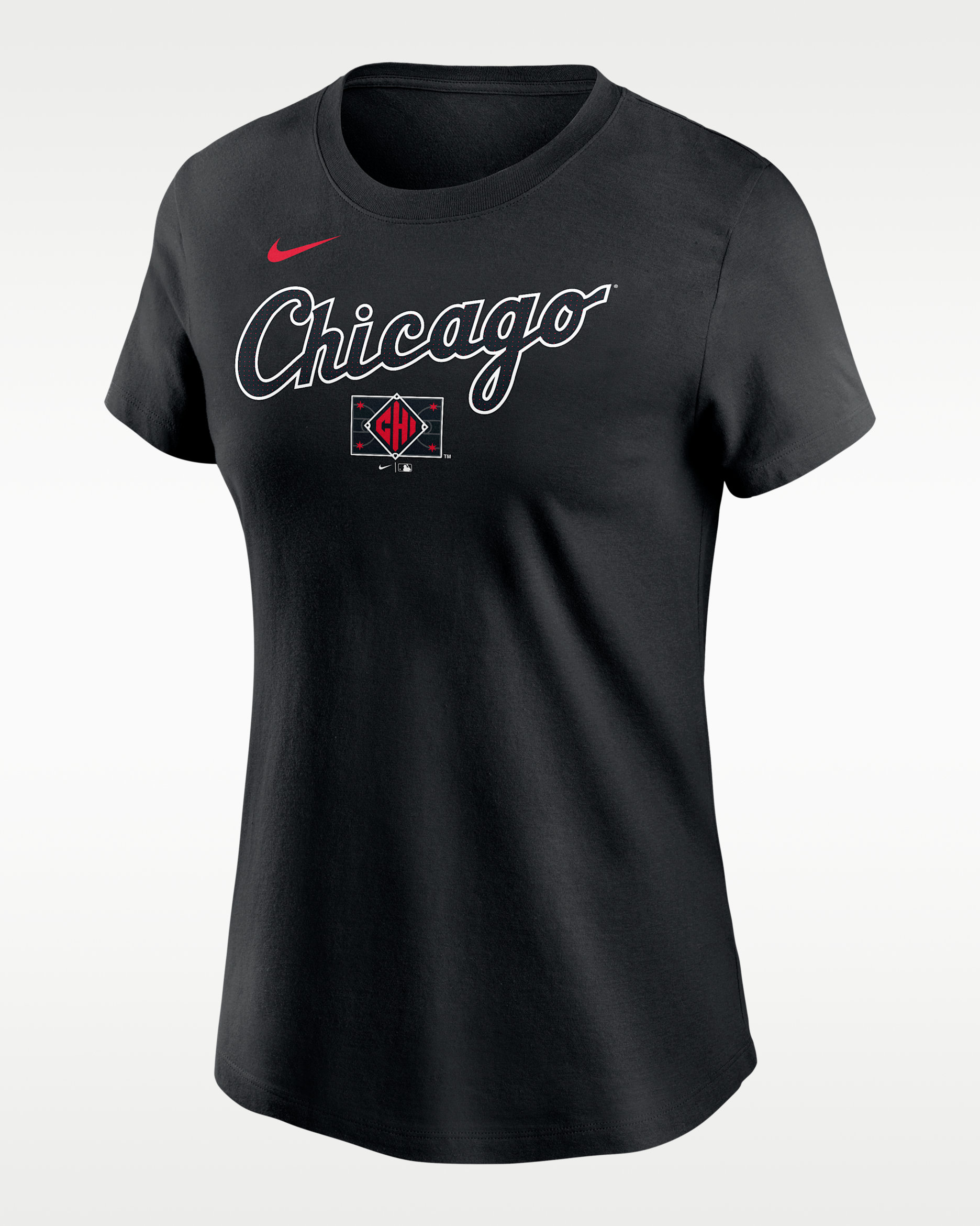 Chicago White Sox City Connect Wordmark Women's Nike MLB T-Shirt - Black
