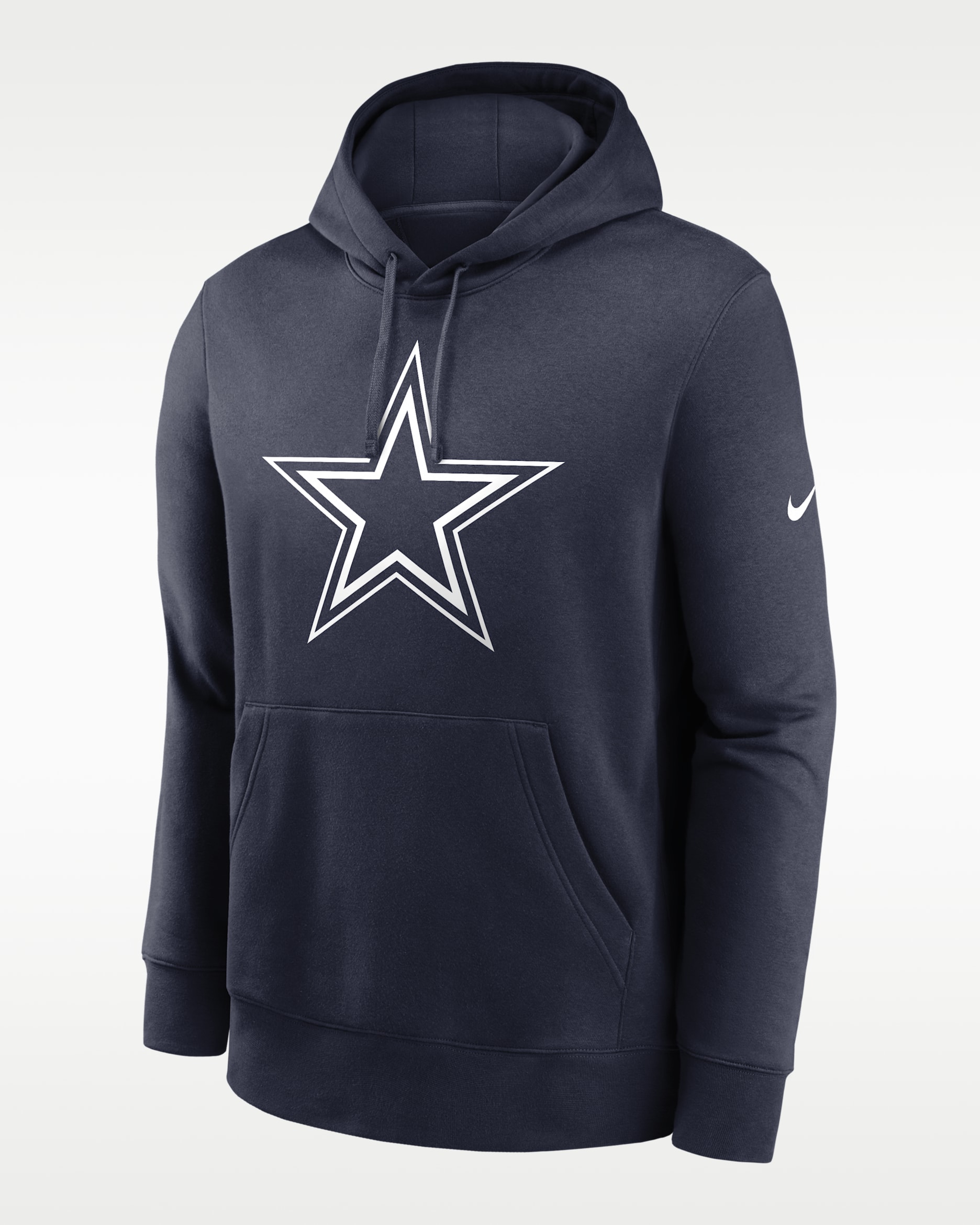 Dallas Cowboys Logo Club Men's Nike NFL Pullover Hoodie - College Navy