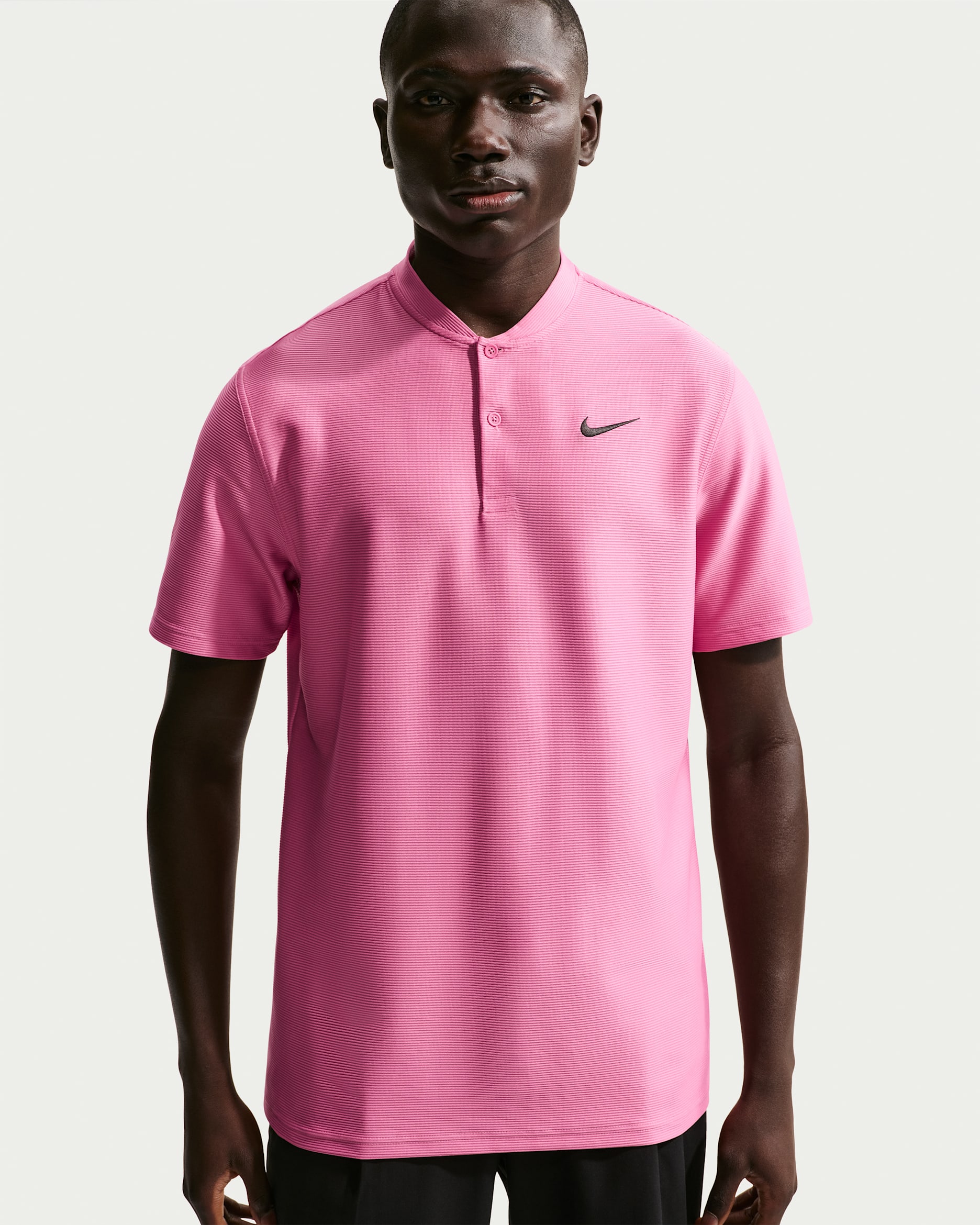 Nike Velocity Men's Dri-FIT Golf Polo - Peony/Black