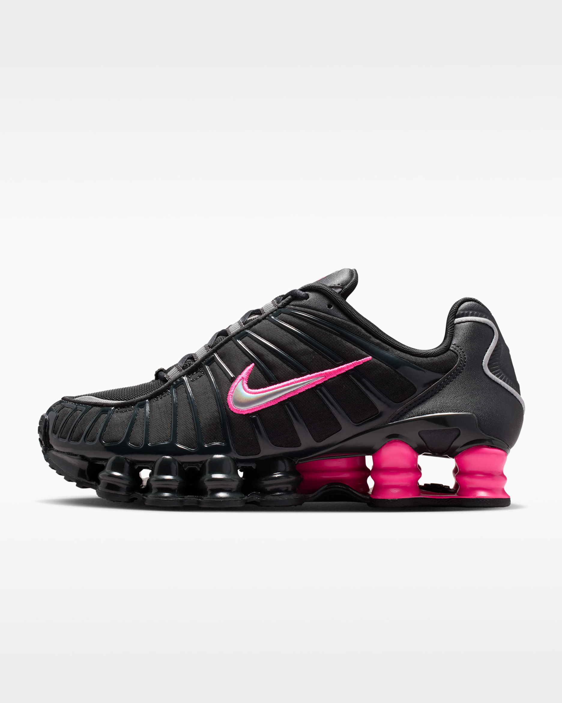Nike Shox TL Women's Shoes - Off-Noir/Hyper Pink/Metallic Silver