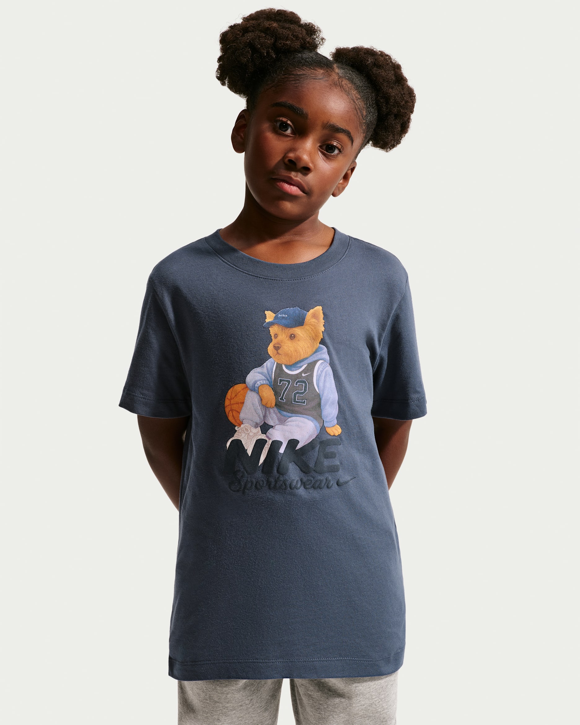 Nike Sportswear Big Kids' T-Shirt - Thunder Blue