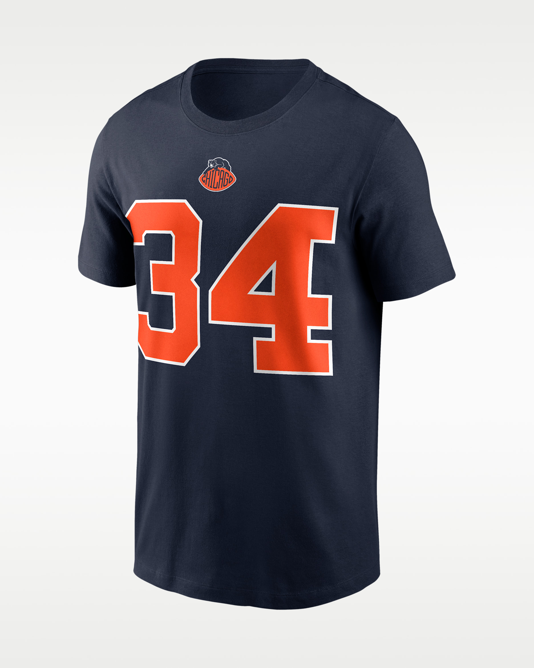 Walter Payton Chicago Bears Rivalries Collection Men's Nike NFL T-Shirt - Navy