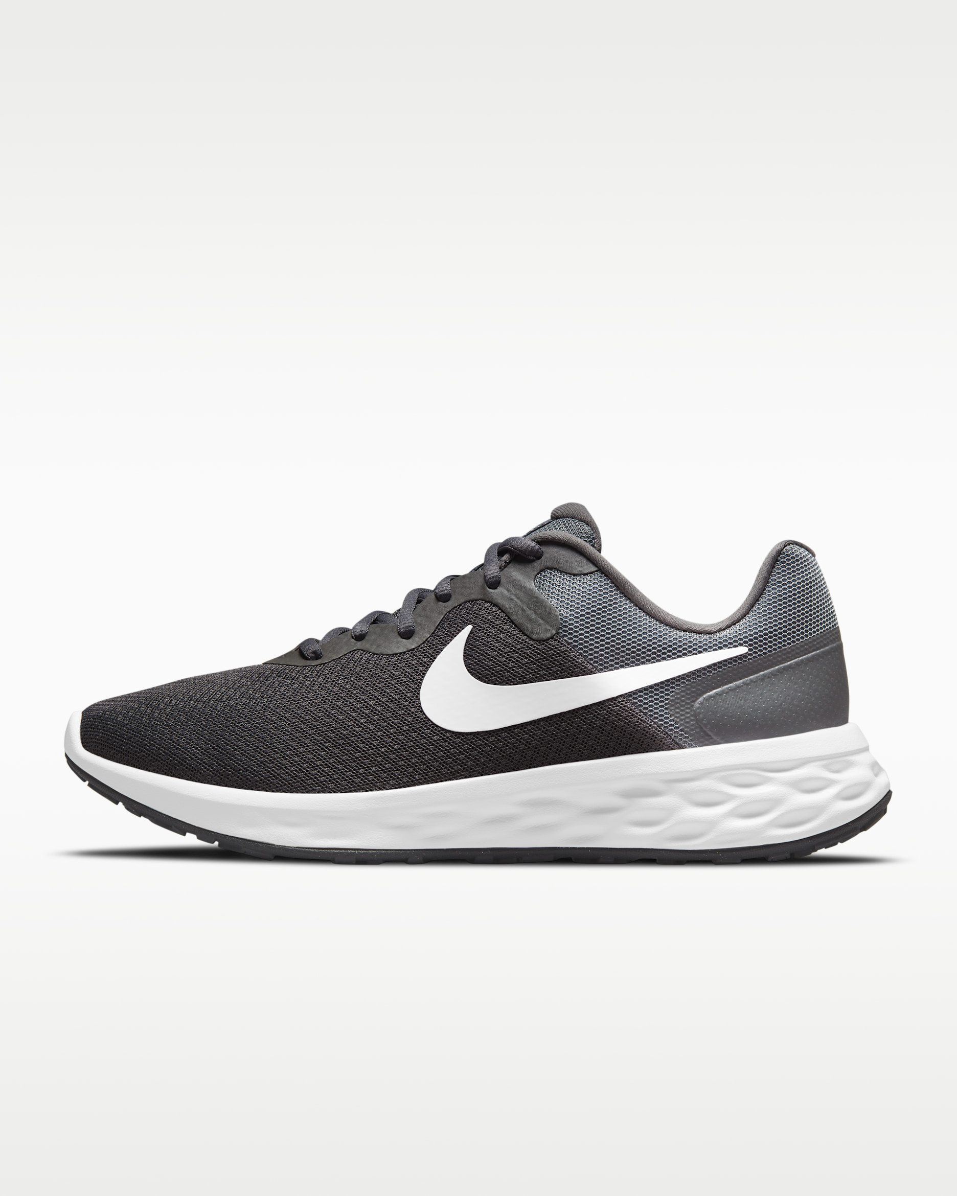 Nike Revolution 6 Men's Road Running Shoes - Iron Grey/Smoke Grey/Black/White