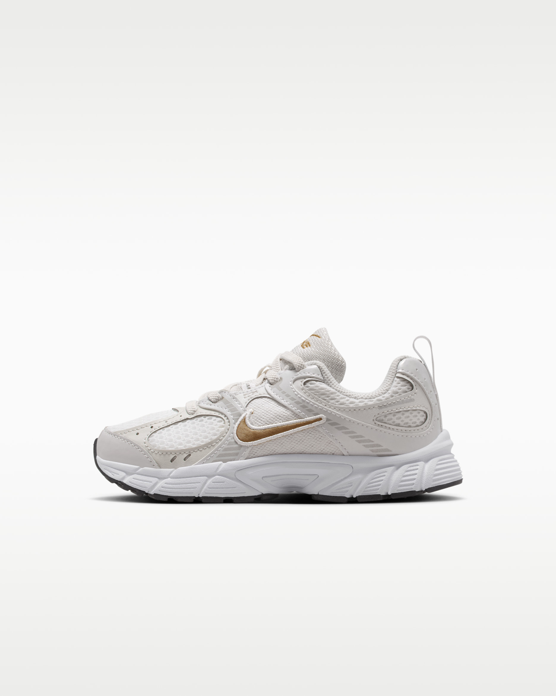 Nike V5 RNR Younger Kids' Shoes - White/Metallic Silver/Photon Dust/Metallic Gold