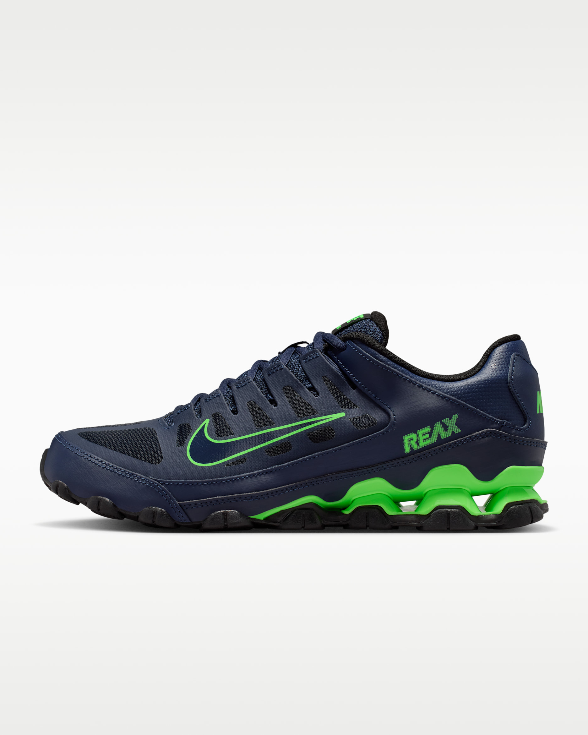 Träningssko Nike Reax 8 TR för män - Obsidian/Svart/Green Strike