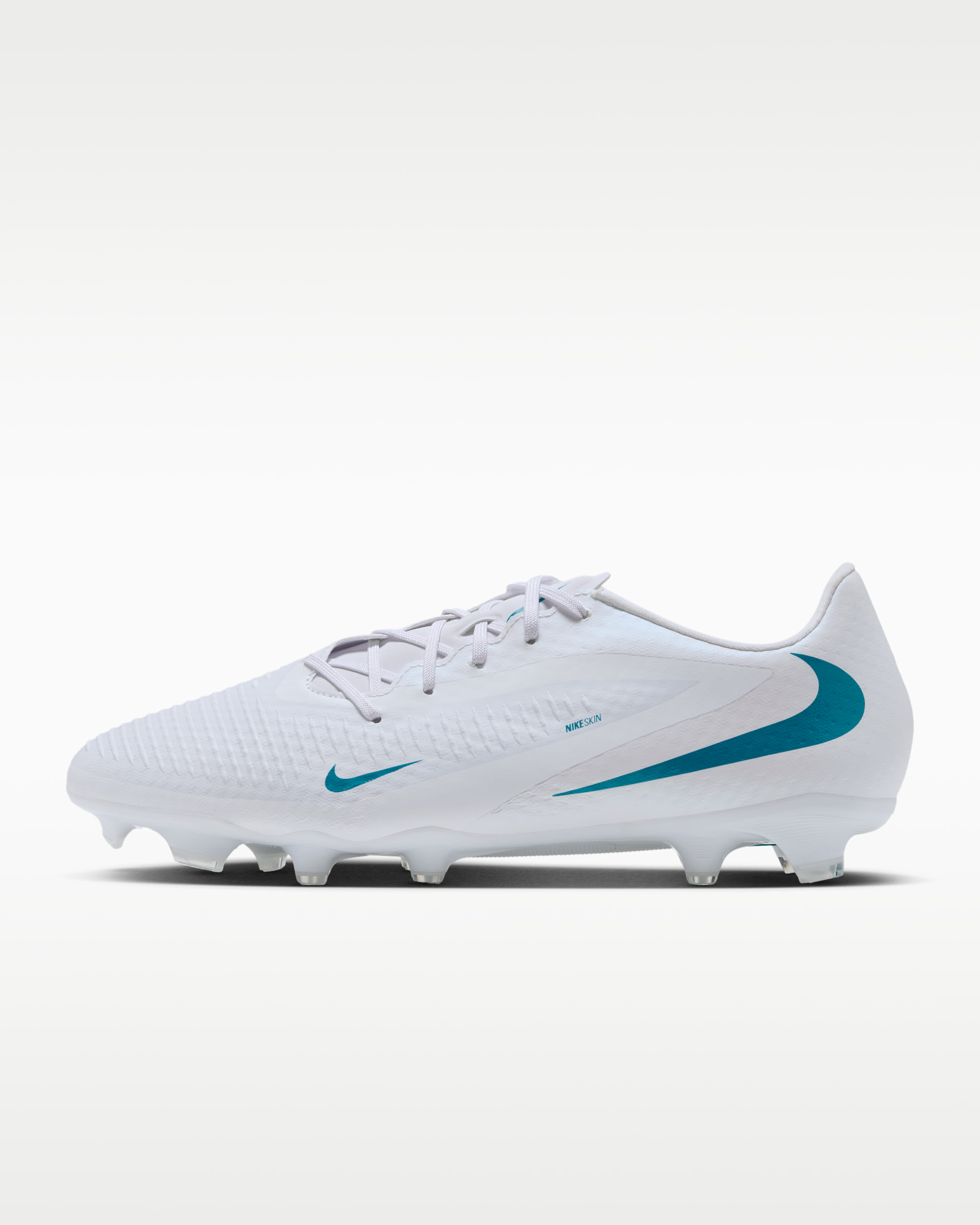 Nike Phantom 6 Low Academy Multi-Ground Football Boot - White/White/Dusty Cactus