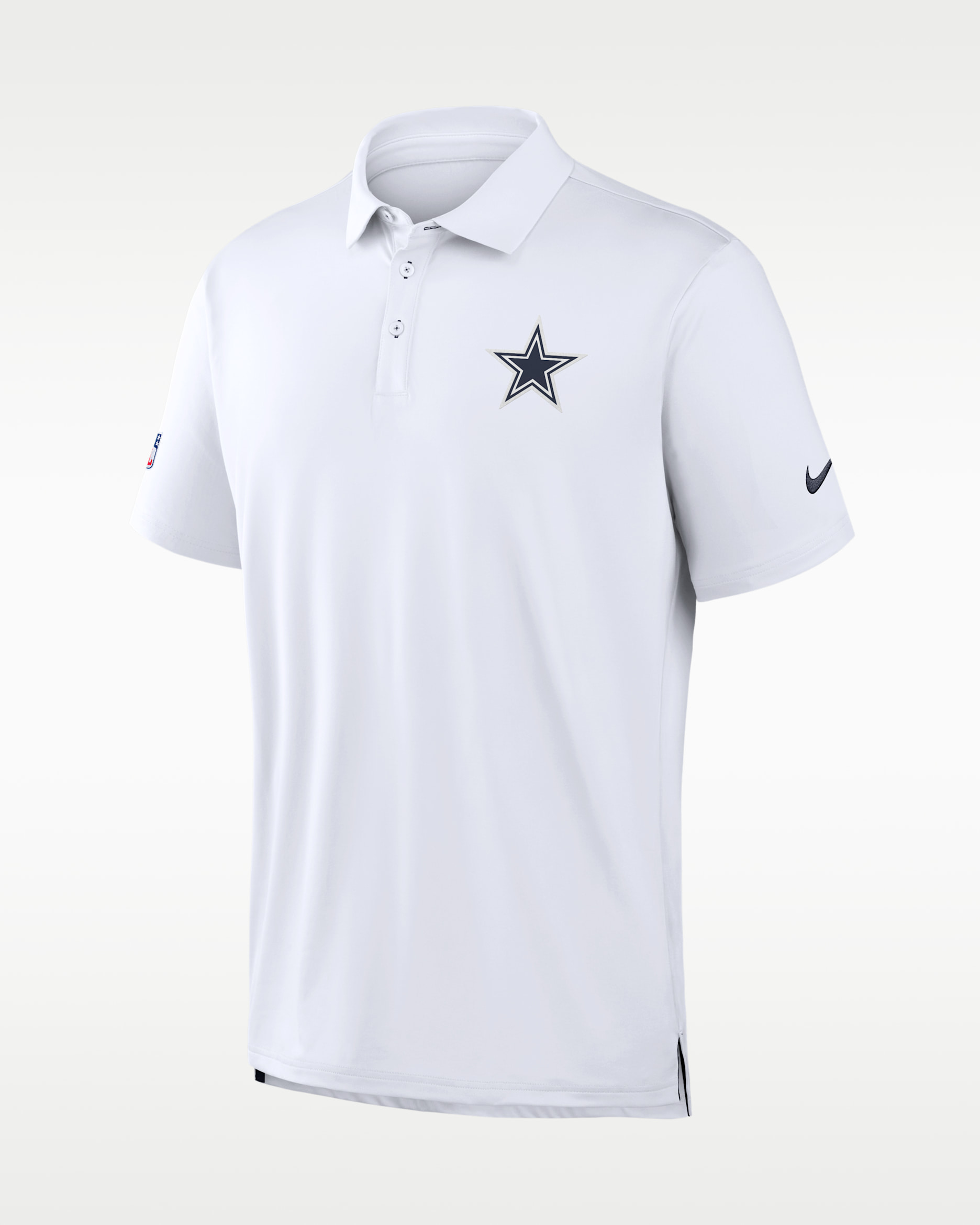 Dallas Cowboys Tour Men's Nike Dri-FIT NFL Polo - White