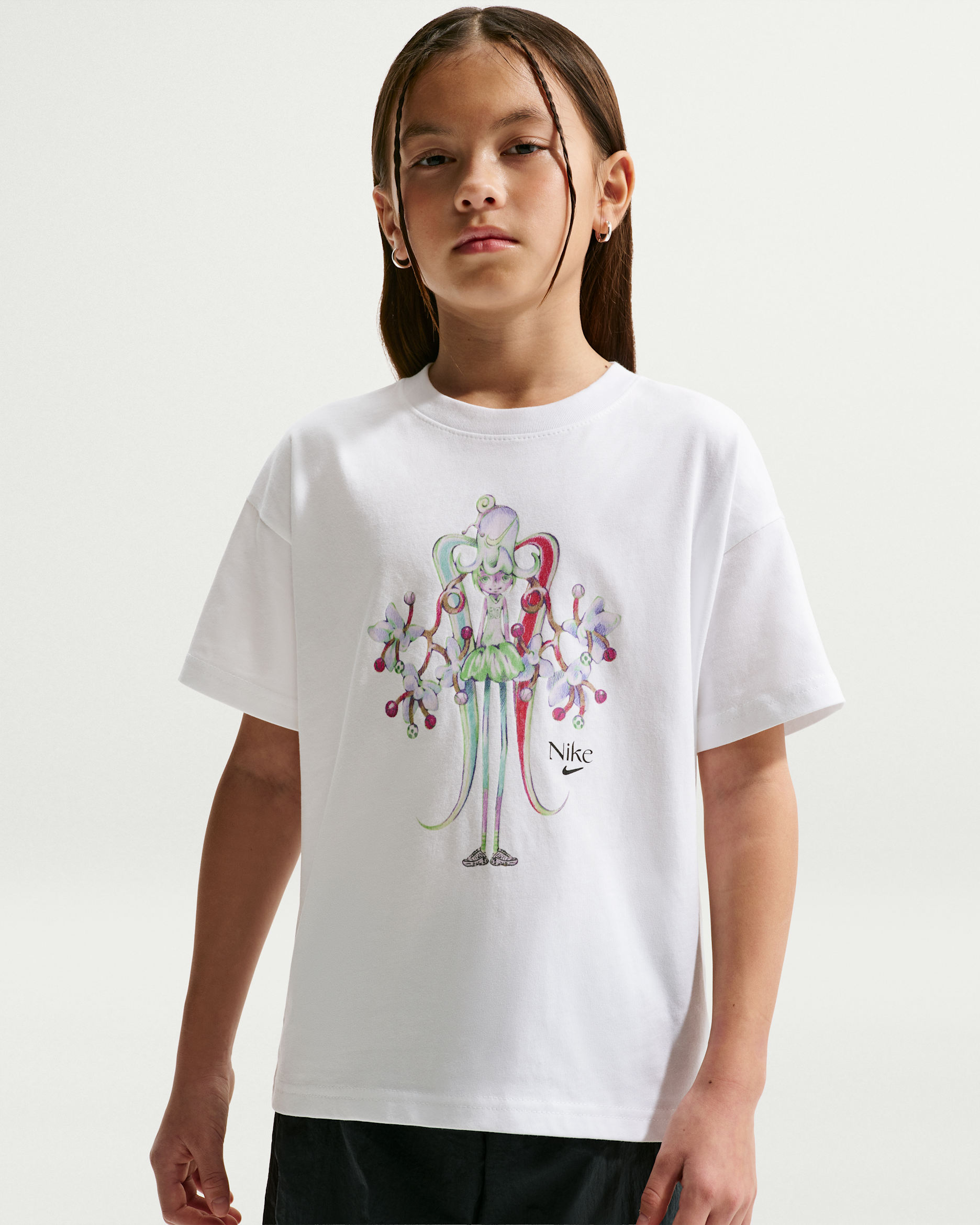 ナイキ スポーツウェア ジュニア(ガールズ)Tシャツ - ホワイト