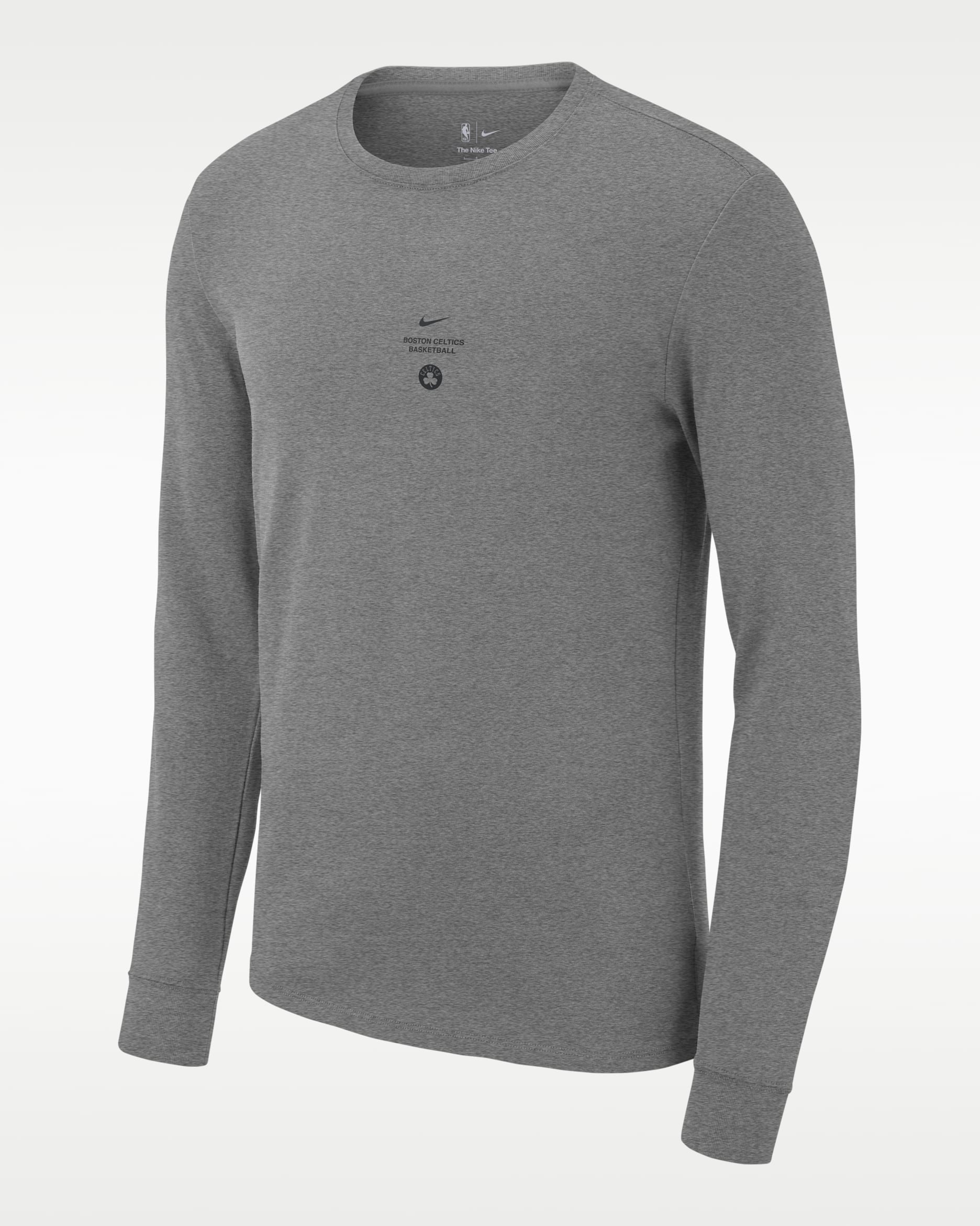 Boston Celtics Nike Men's NBA Long-Sleeve T-Shirt - Dark Grey Heather