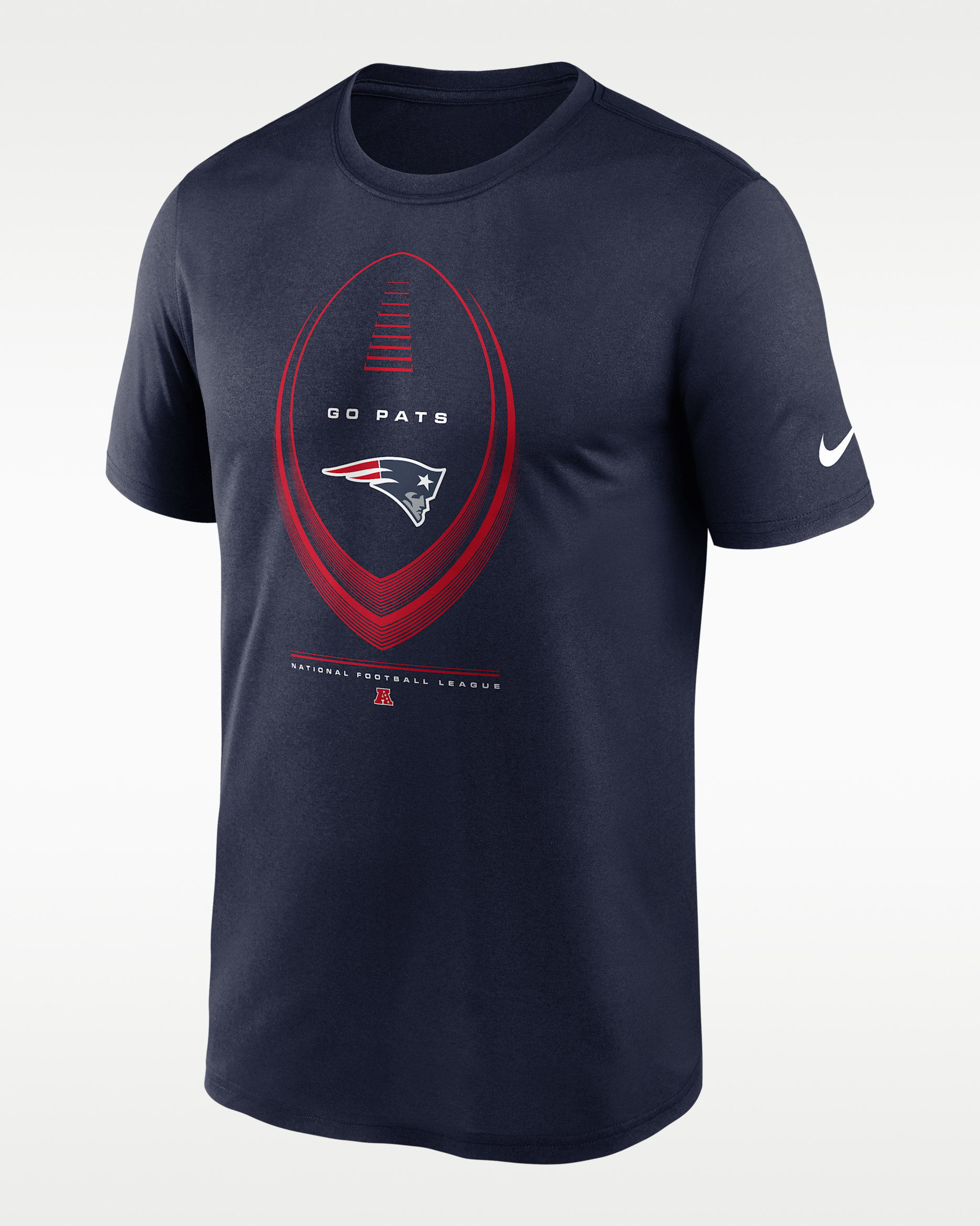 Playera Nike Dri-FIT de la NFL para hombre New England Patriots Legend Icon - Azul marino