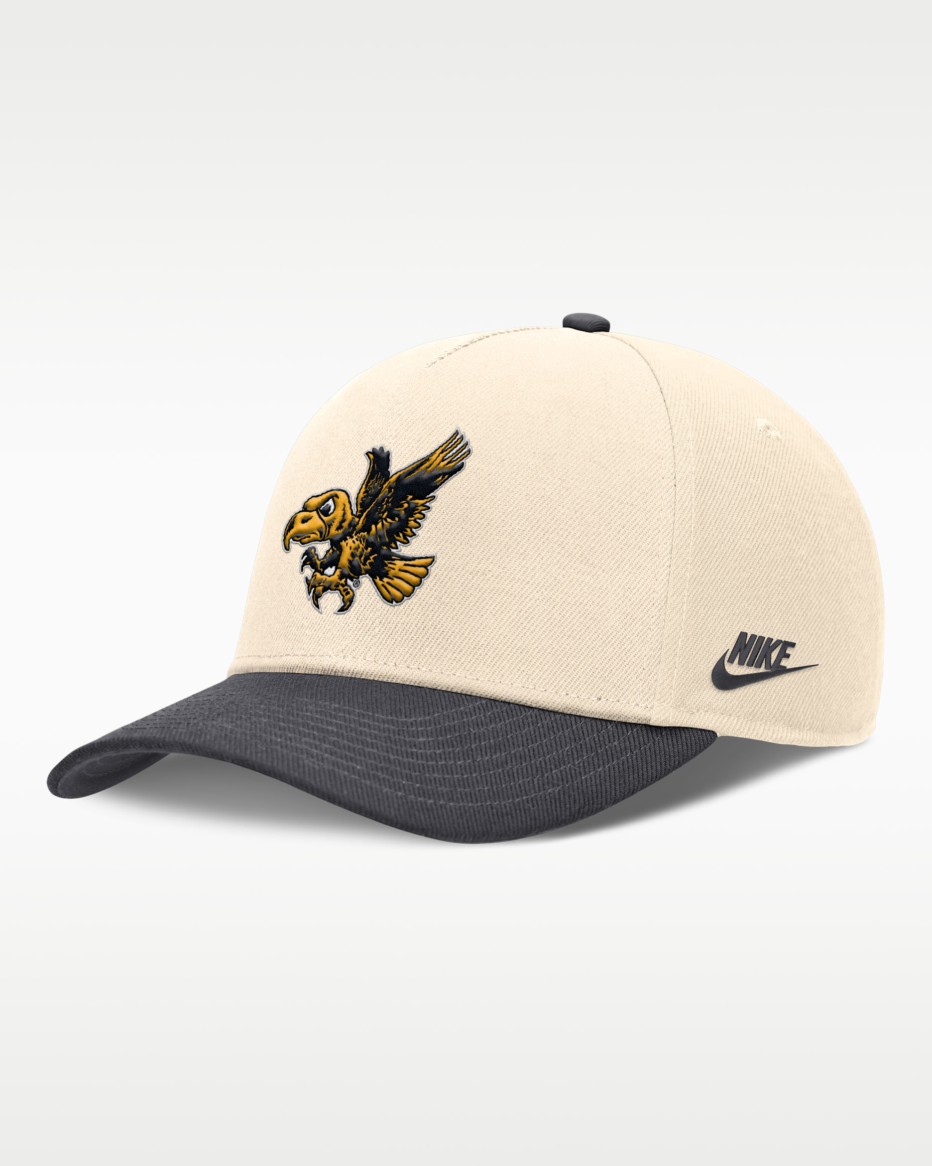 Iowa Primetime Rise Academic Men's Nike Dri-FIT College Adjustable Hat - Natural