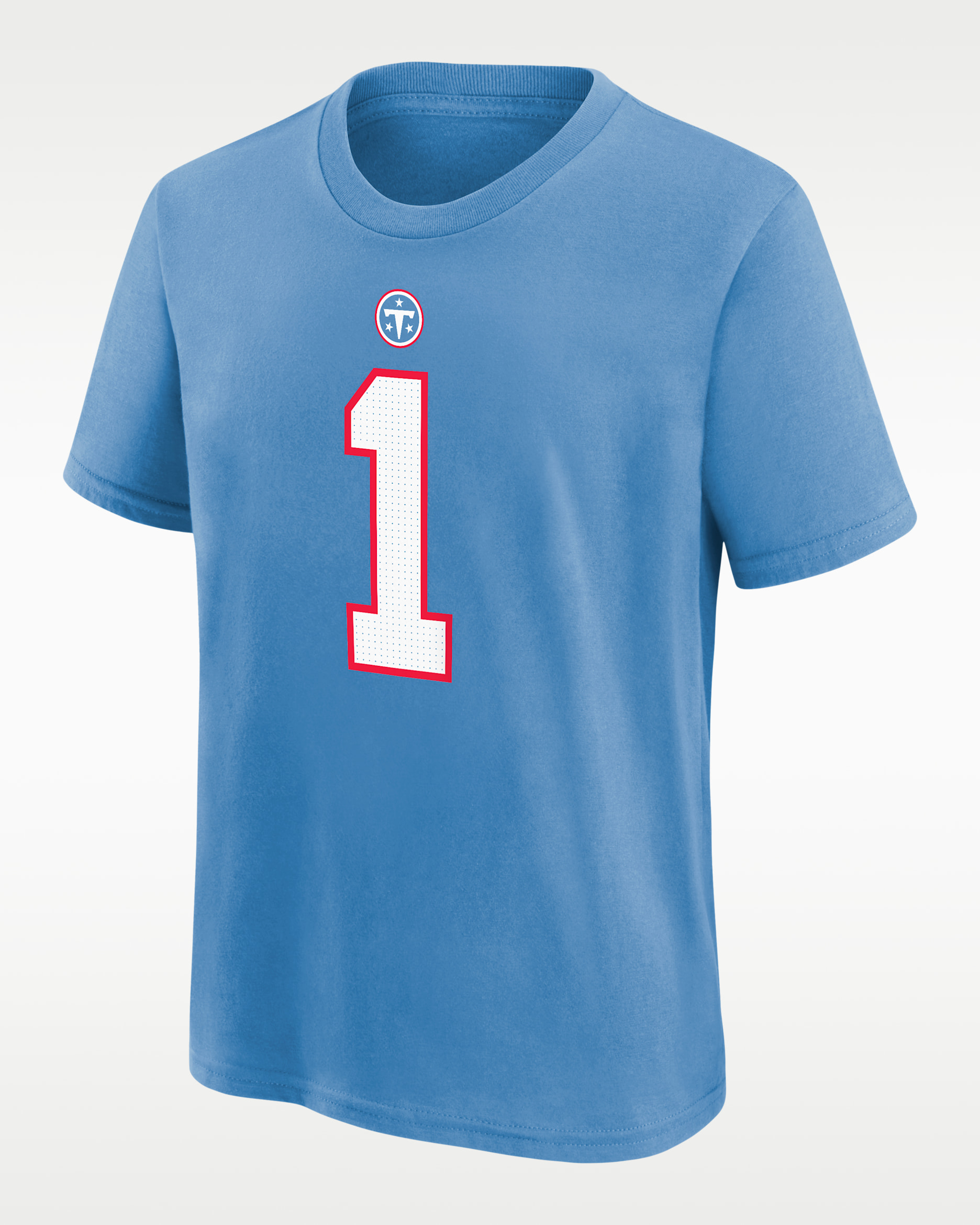 Cameron Ward Tennessee Titans Big Kids' Short-Sleeve T-Shirt - Blue