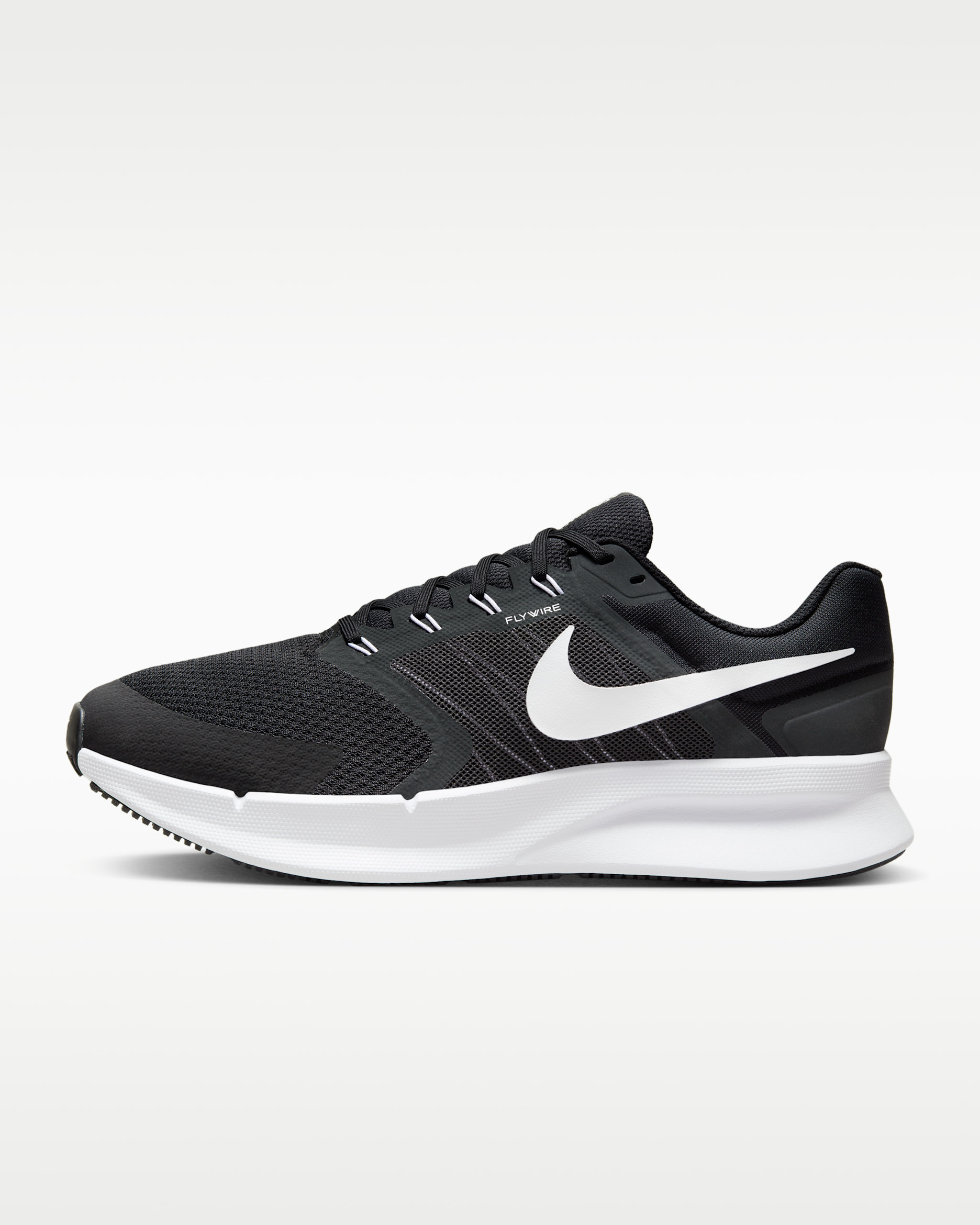 Nike Run Swift 3 Men's Road Running Shoes (Extra Wide) - Black/Dark Smoke Grey/White