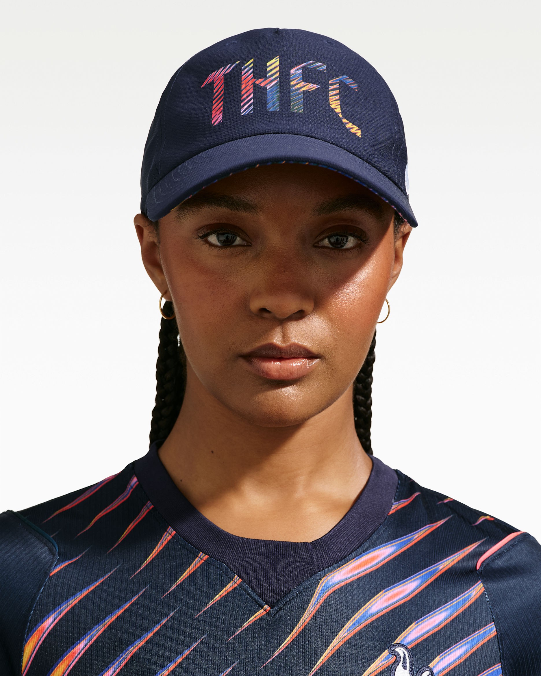 Tottenham Hotspur 25/26 Nike Club Cap 5P - Obsidian/White