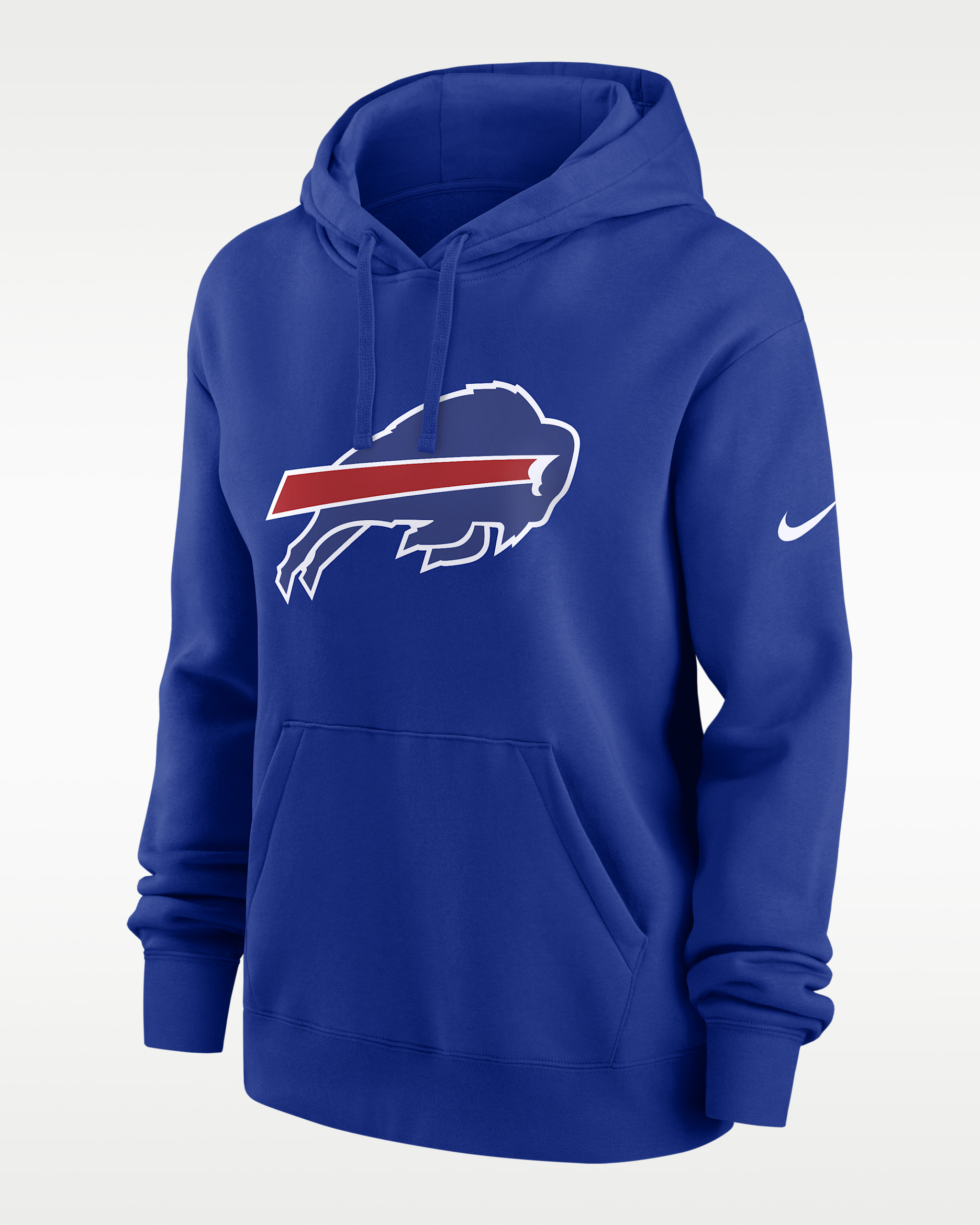 Sudadera con gorro sin cierre Nike de la NFL para mujer Buffalo Bills Club - Royal