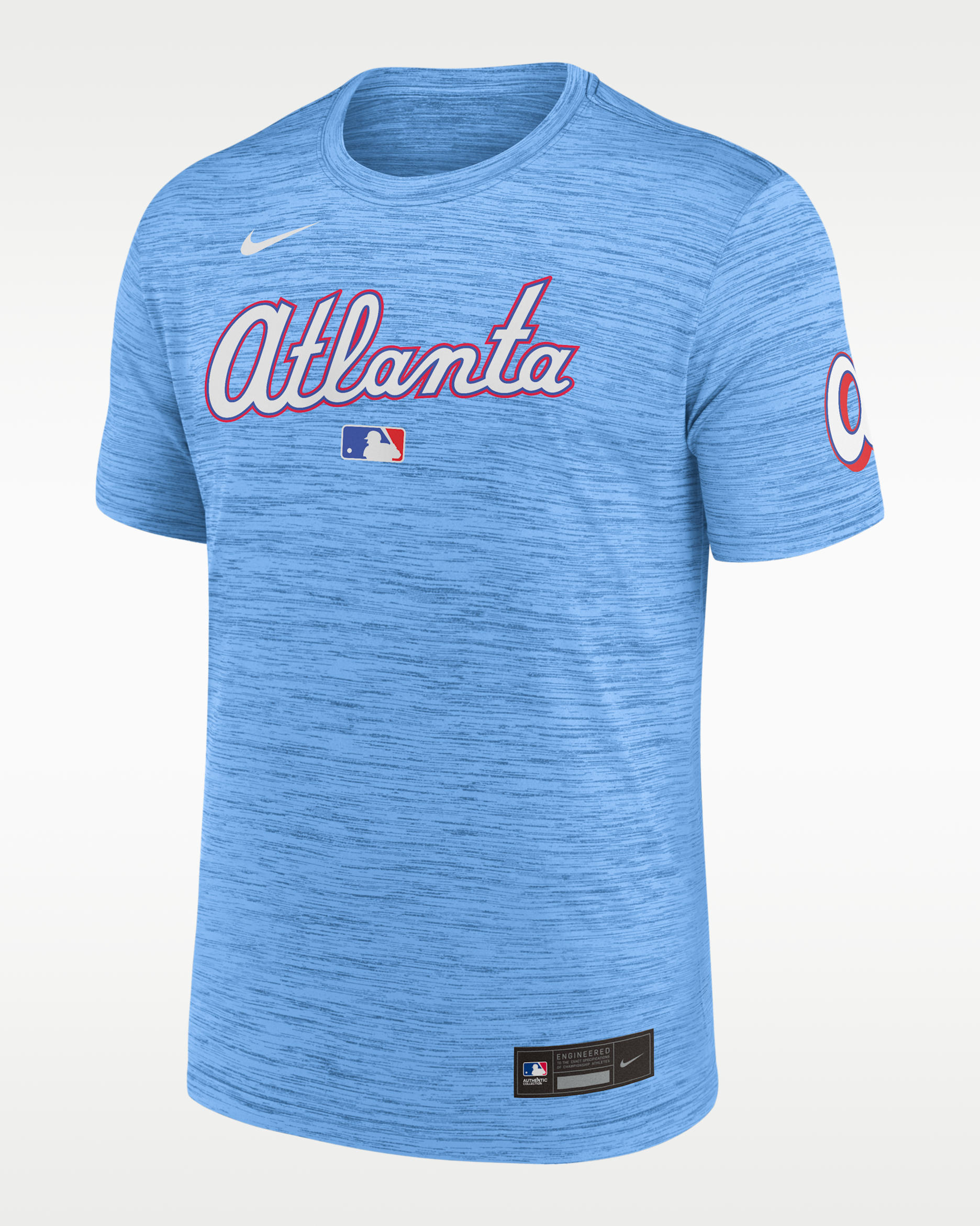 Atlanta Braves City Connect Velocity Men's Nike Dri-FIT MLB T-Shirt - Cobalt